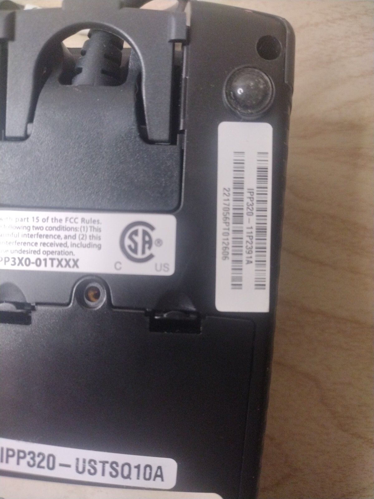 Ingenico IPP320-01T1358A Wired USB Credit Debit Terminal Reader – For Parts