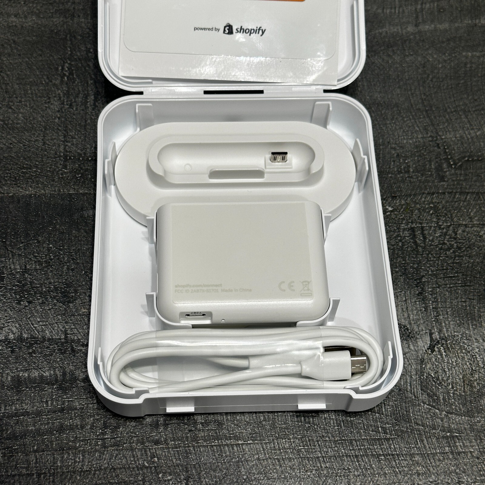 Shopify Chip and Swipe Model S1701 Credit Card Reader White – NEW Open Box