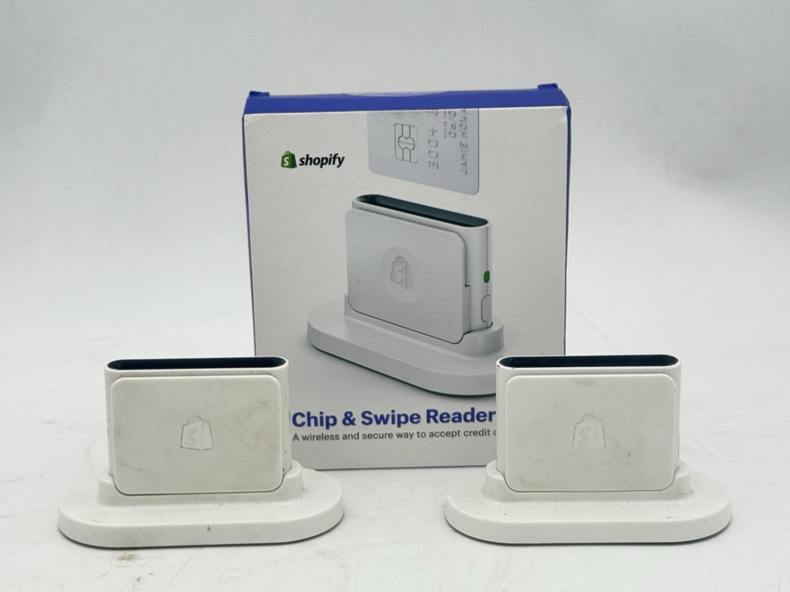 (3) Shopify Chip & Swipe Reader – 2 Used & 1 NIB Model 8541732075