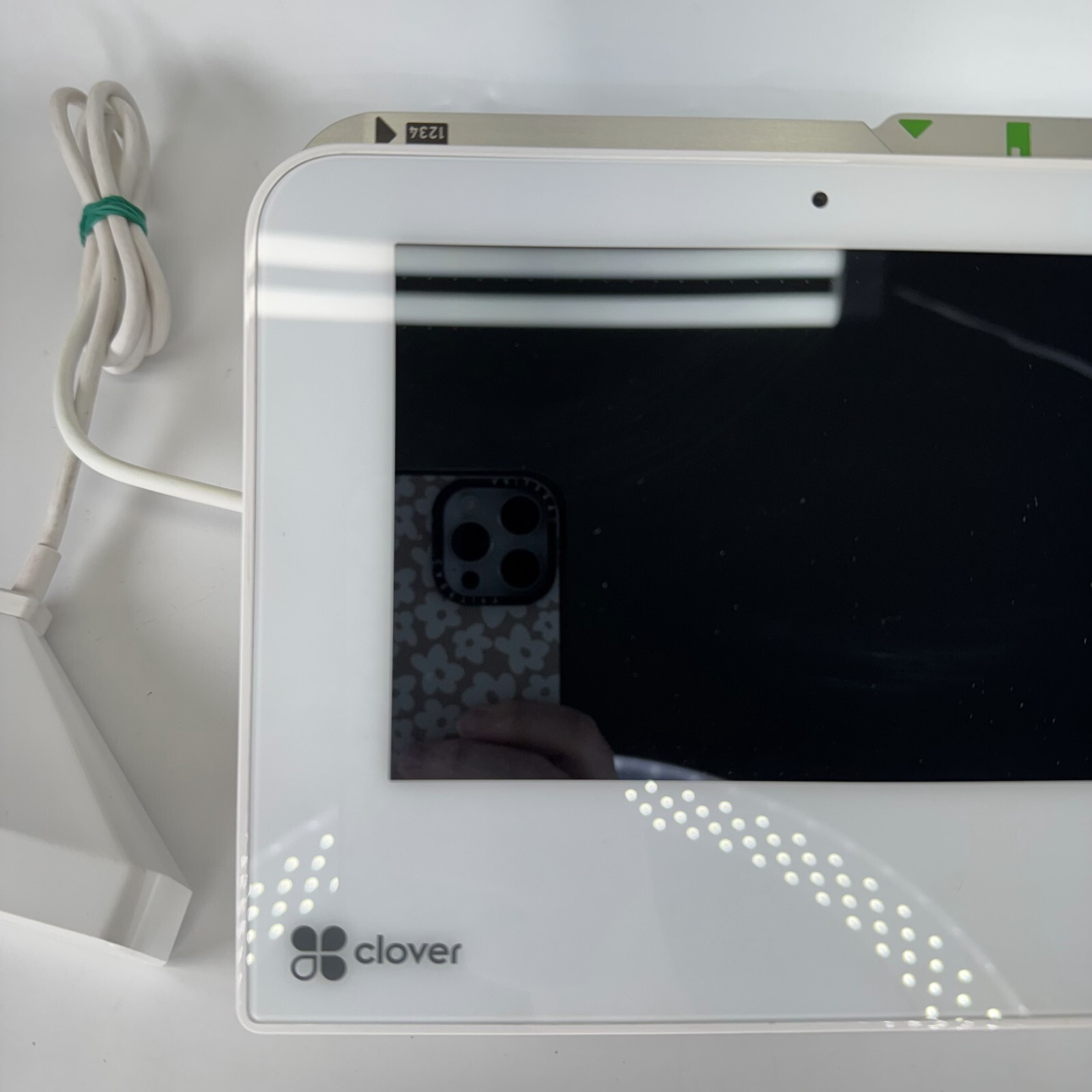 Clover Mini 2nd Generation C302U Credit Card Reader POS System White Corded