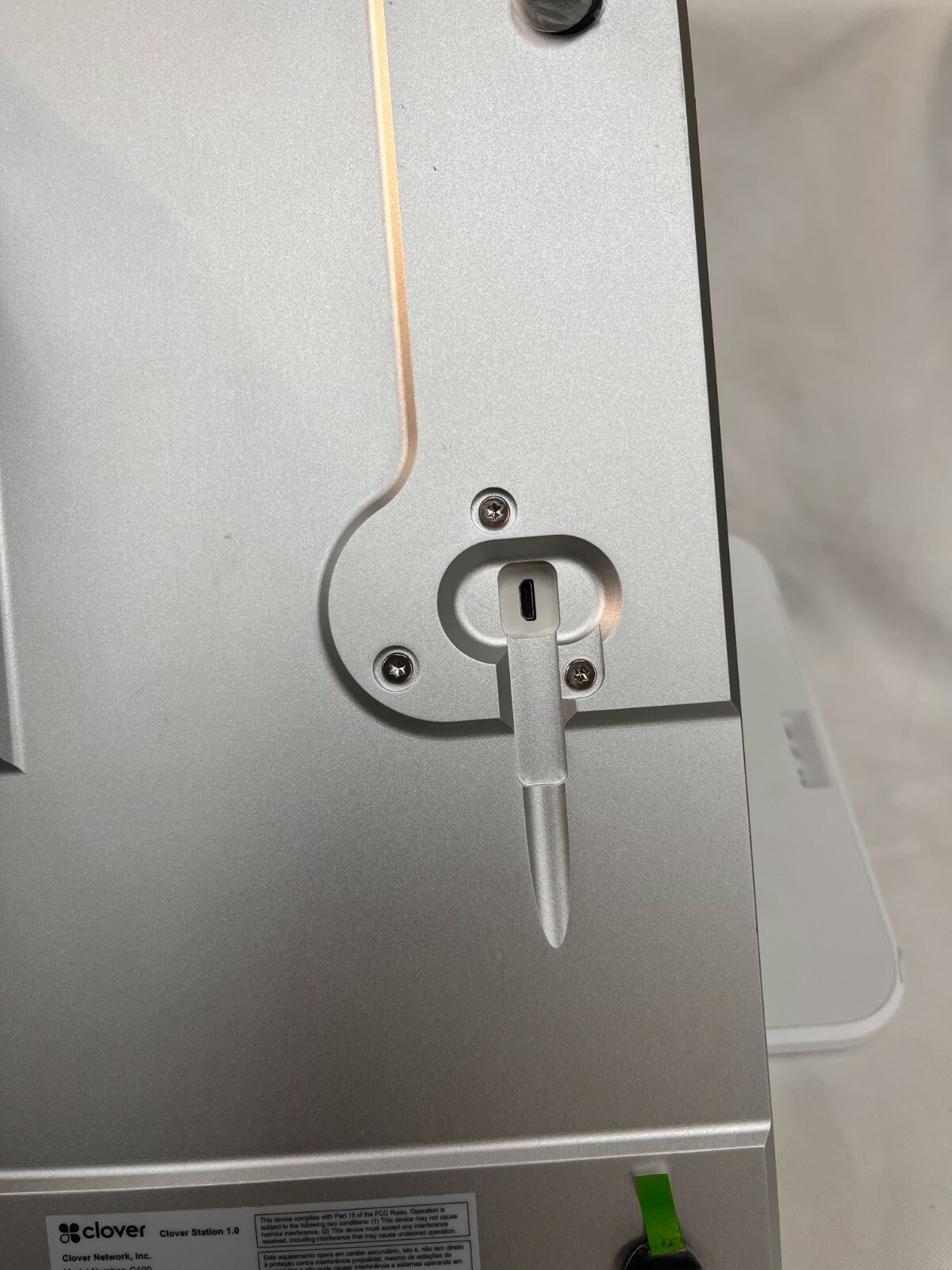 CLOVER POS 1.0 C100 SYSTEM POINT OF SALE STATION – AS IS MERCHANT LOCKED