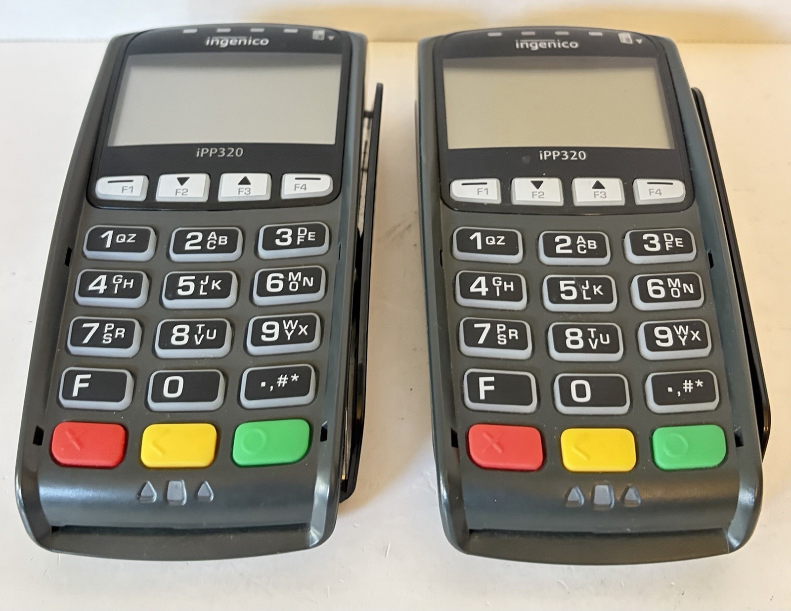LOT OF 2 Ingenico IPP320 Credit Card Reader.UNIT ONLY,UNTESTED,NO CABLE&POWER AD