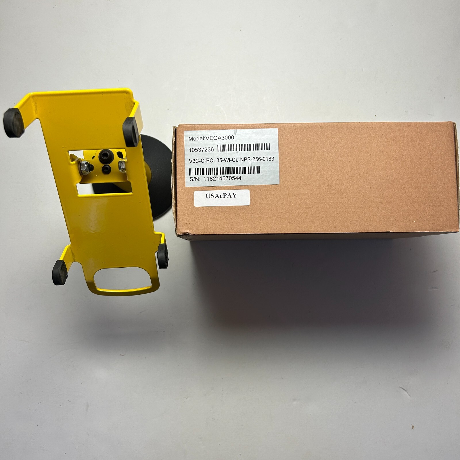 Credit Card Machine Castles V3 Vega 3000 POS Terminal NEW in Box With Stand!