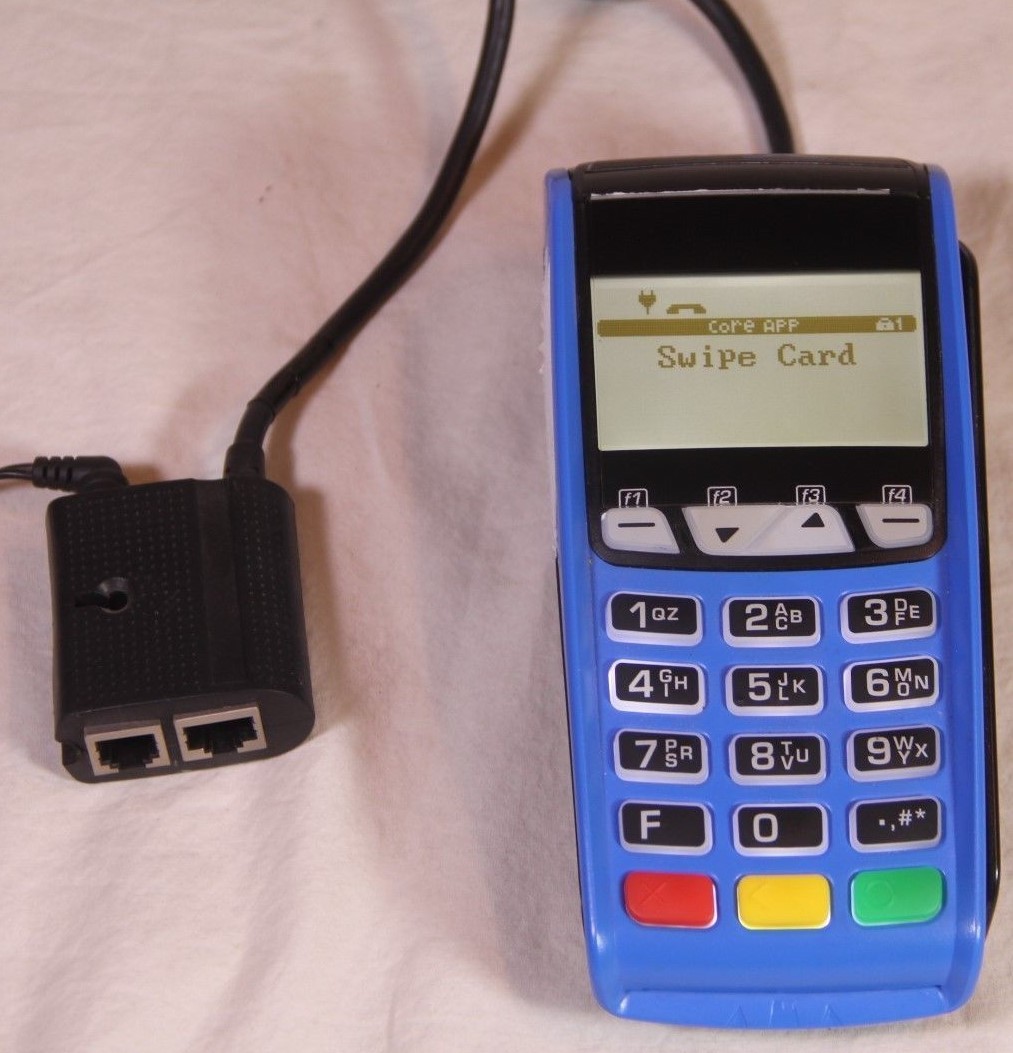 INGENICO ICT220 Credit Card Terminal – Used and Will Need to be Reset – See Pics