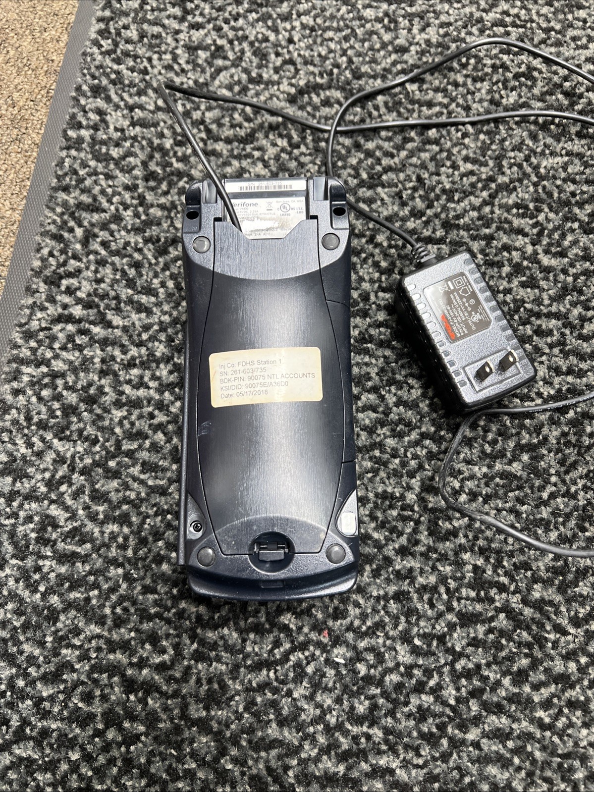 VeriFone VX520 Credit Card Terminal (tag234)