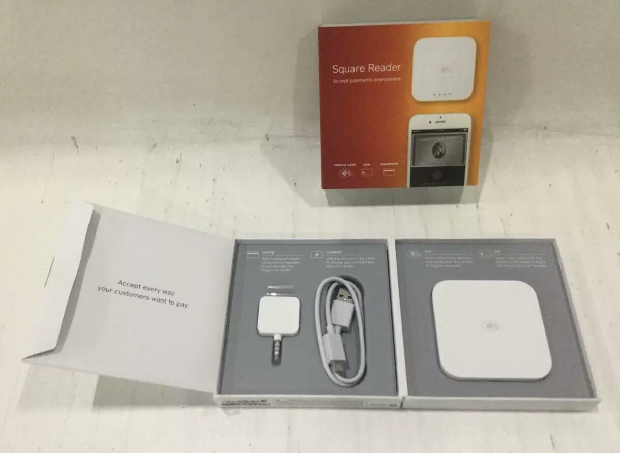 SQUARE READER CONTACTLESS CHIP MAGSTRIPE ACCEPT PAYMENTS EVERYWHERE