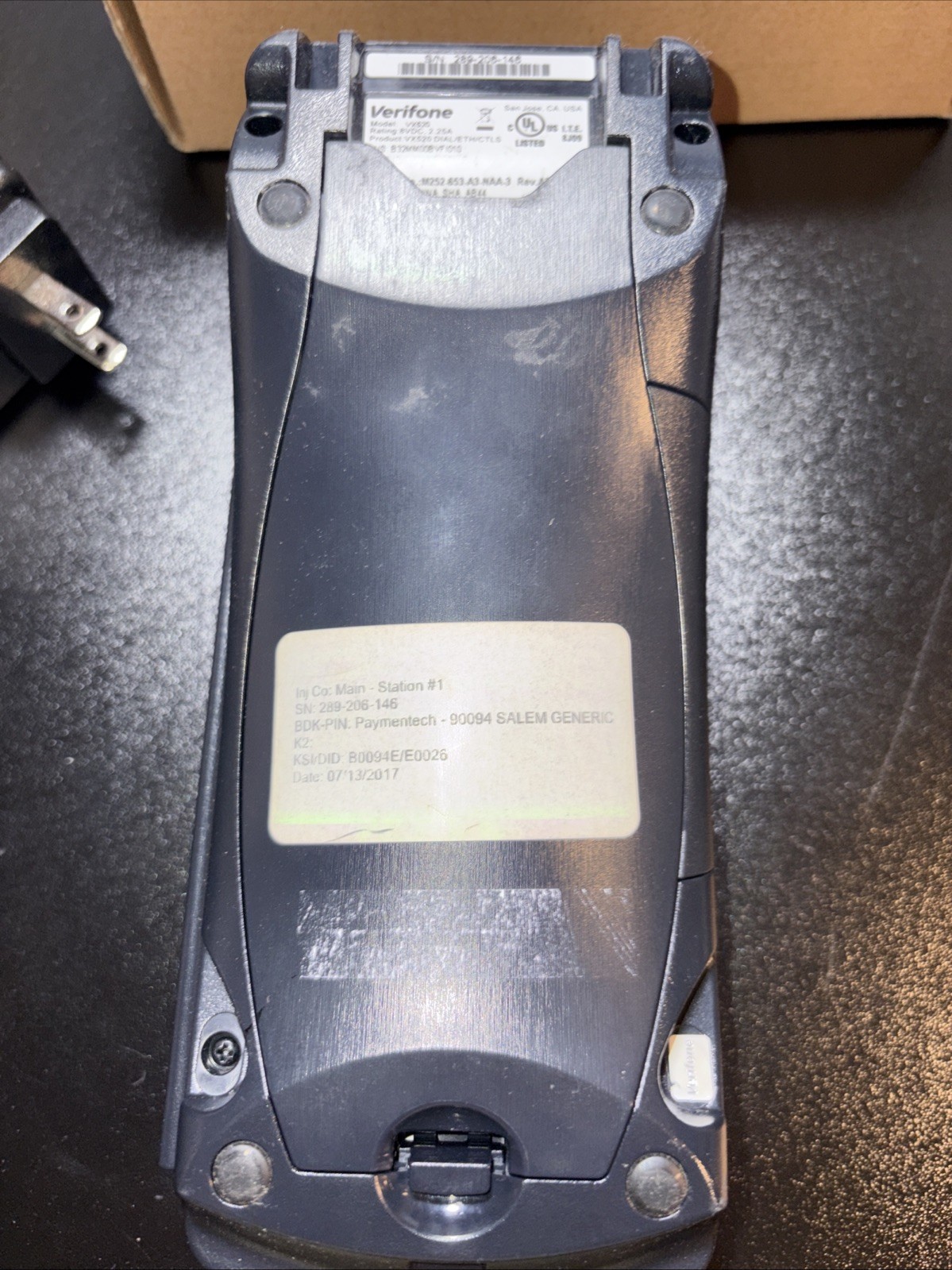 VeriFone VX 520 CTLS M252-653-A3-NAA-3