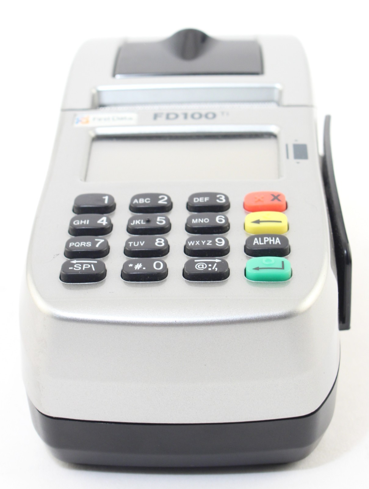 First Data FD100Ti POS Credit Card Terminal Reader & Receipt Printer; 6170655
