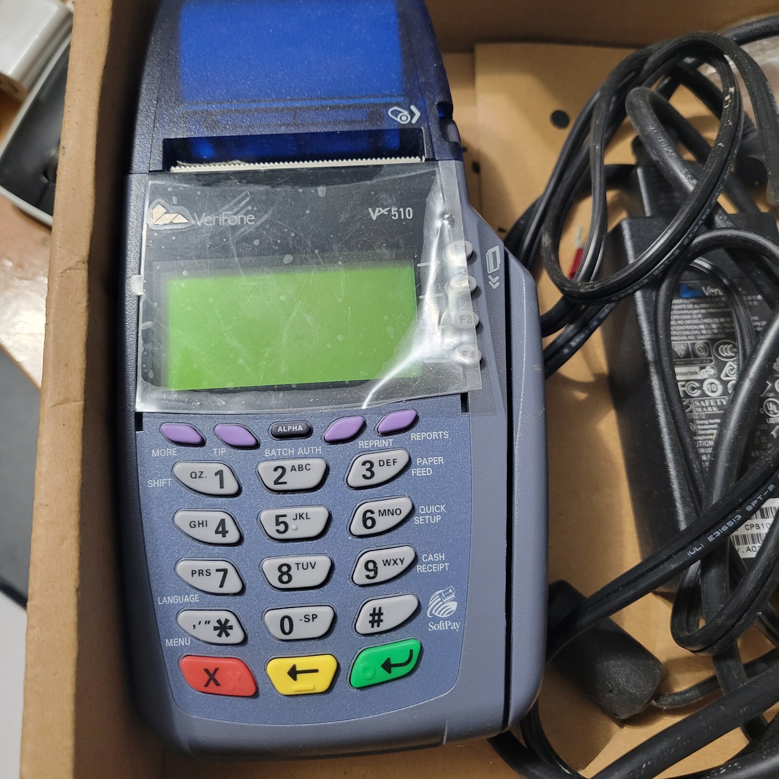 VeriFone VX510 Model: OMNI5100 Credit Card Terminal Reader