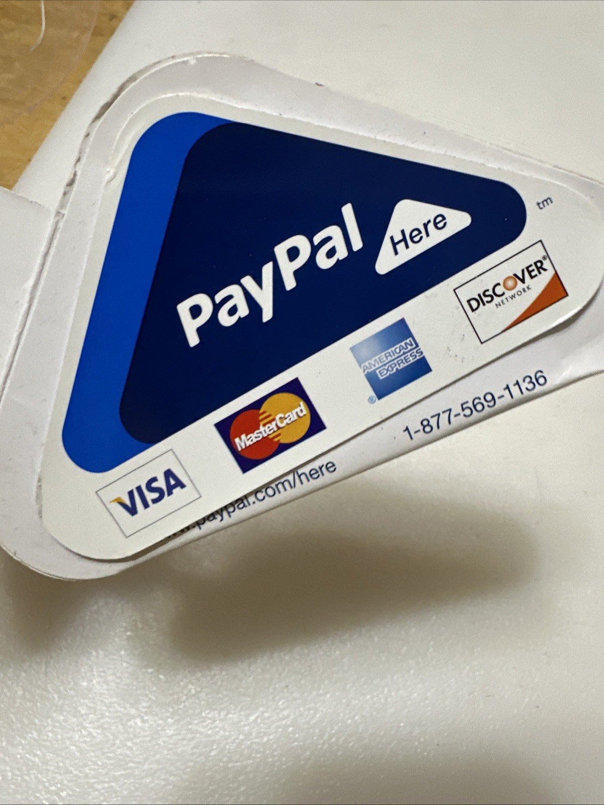NOS Ives Behar Designed Triangle PayPal Mobile Card Reader NOS NEW Collectible