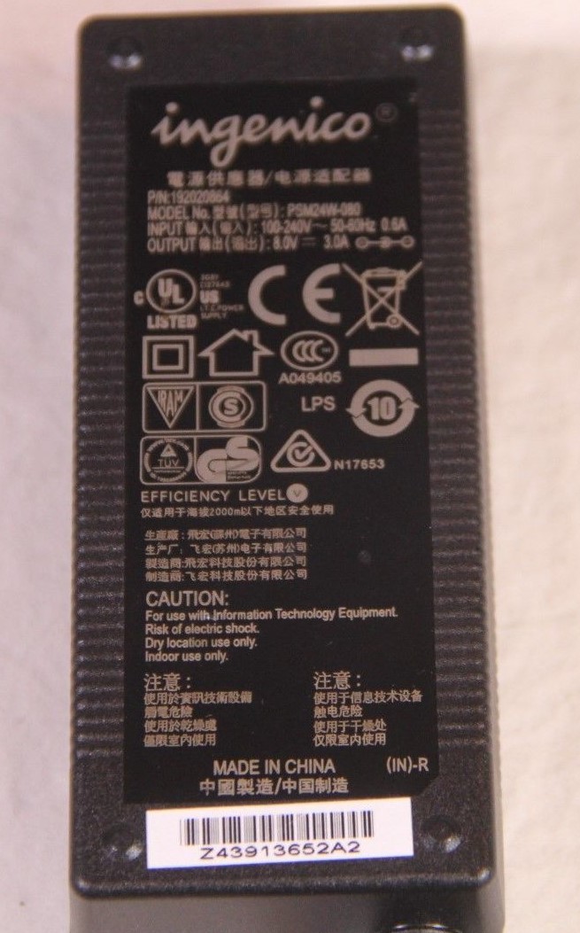 INGENICO ICT220 Credit Card Terminal – Used and Will Need to be Reset – See Pics