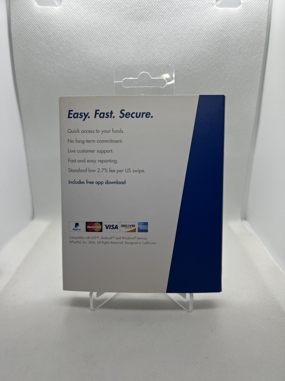 PayPal Here Mobile Phone Card Reader iPhone, Android, and Windows Devices