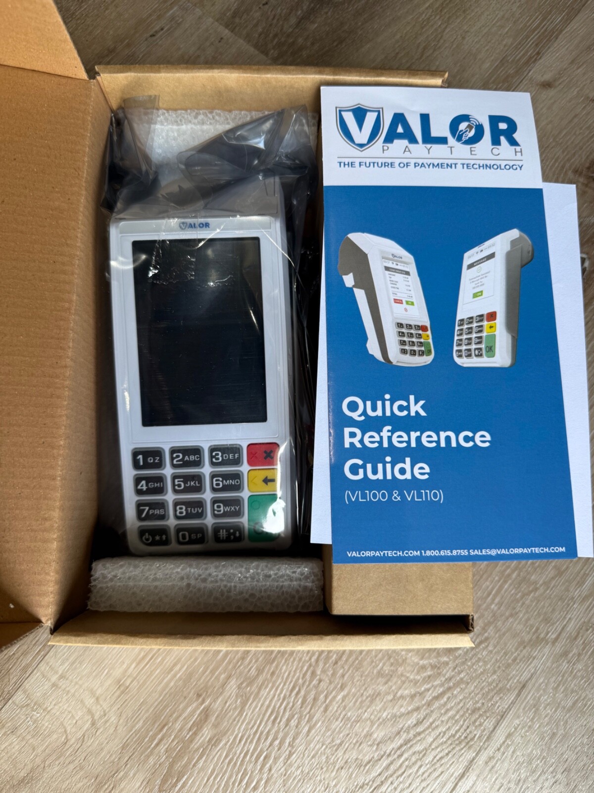 NEW Valor PayTech VEGA3000 | Wireless Payment Terminal | NFC EMV 4G POS | Unopen