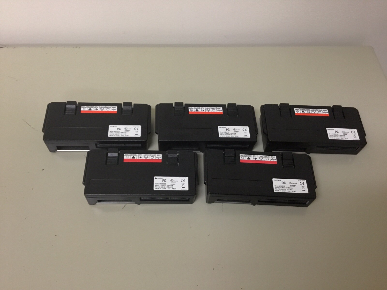 LOT OF 5 Verifone MX900-02 Input Output Ethernet Module 132-602-00-R for MX915