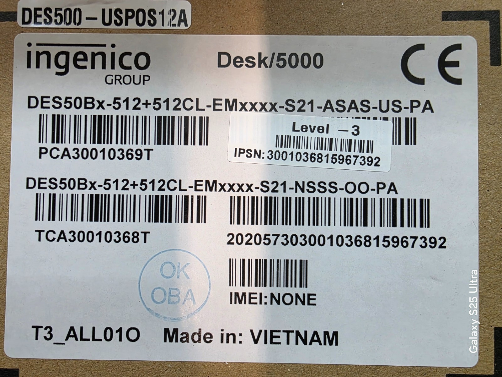 ingenico Desk 5000