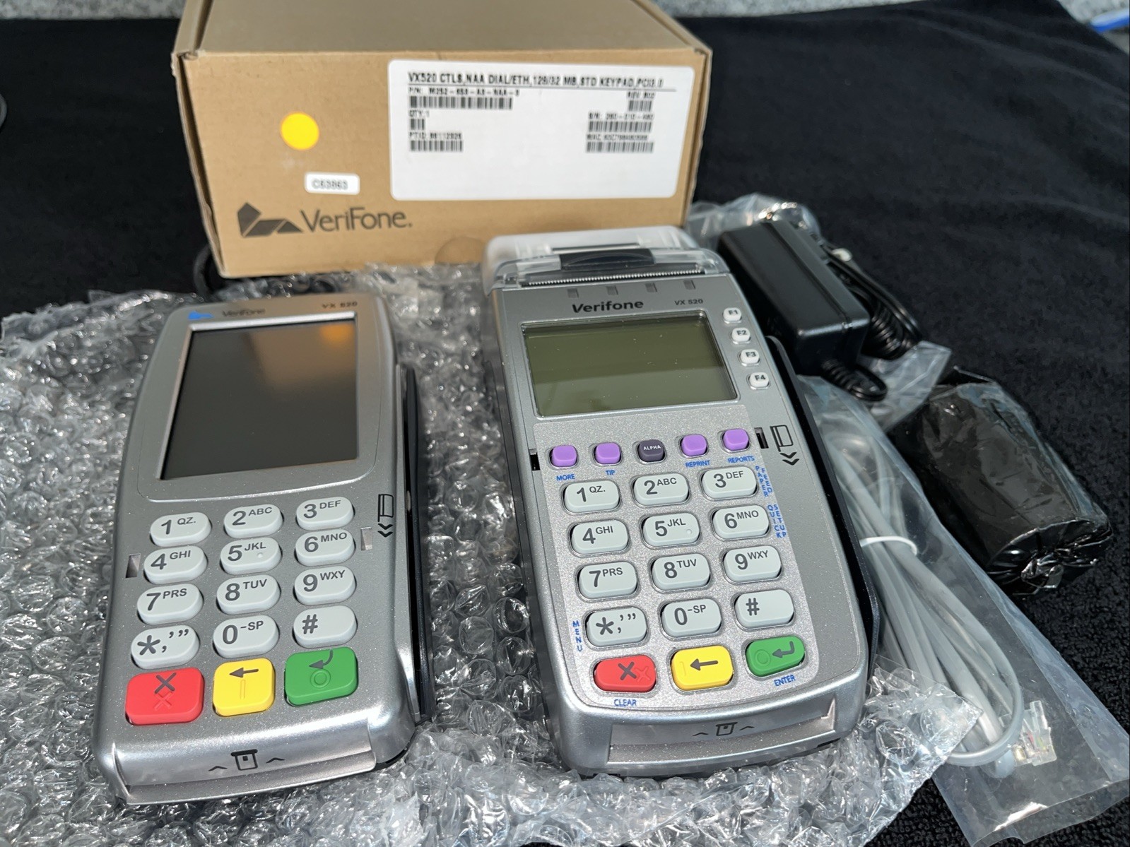 VeriFone VX820 192MB Keypad Payment Terminal VX520 LOT *NEW*