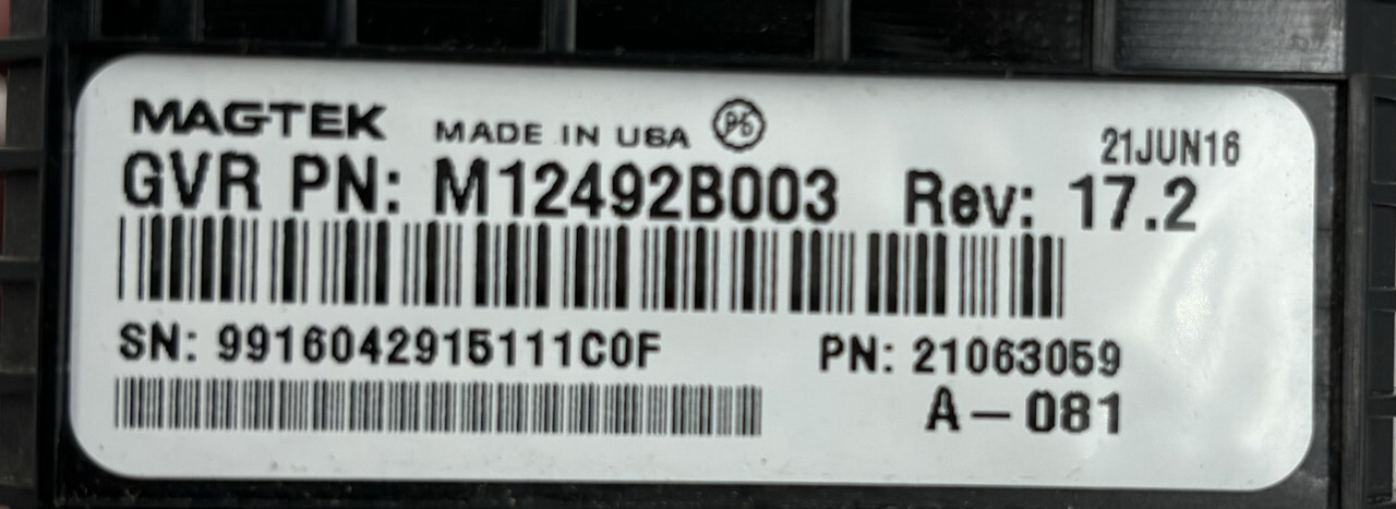MAGTEK M12492B003 GILBARCO HYBRID HCR2 CREDIT DEBIT GAS CARD READER – PARTS