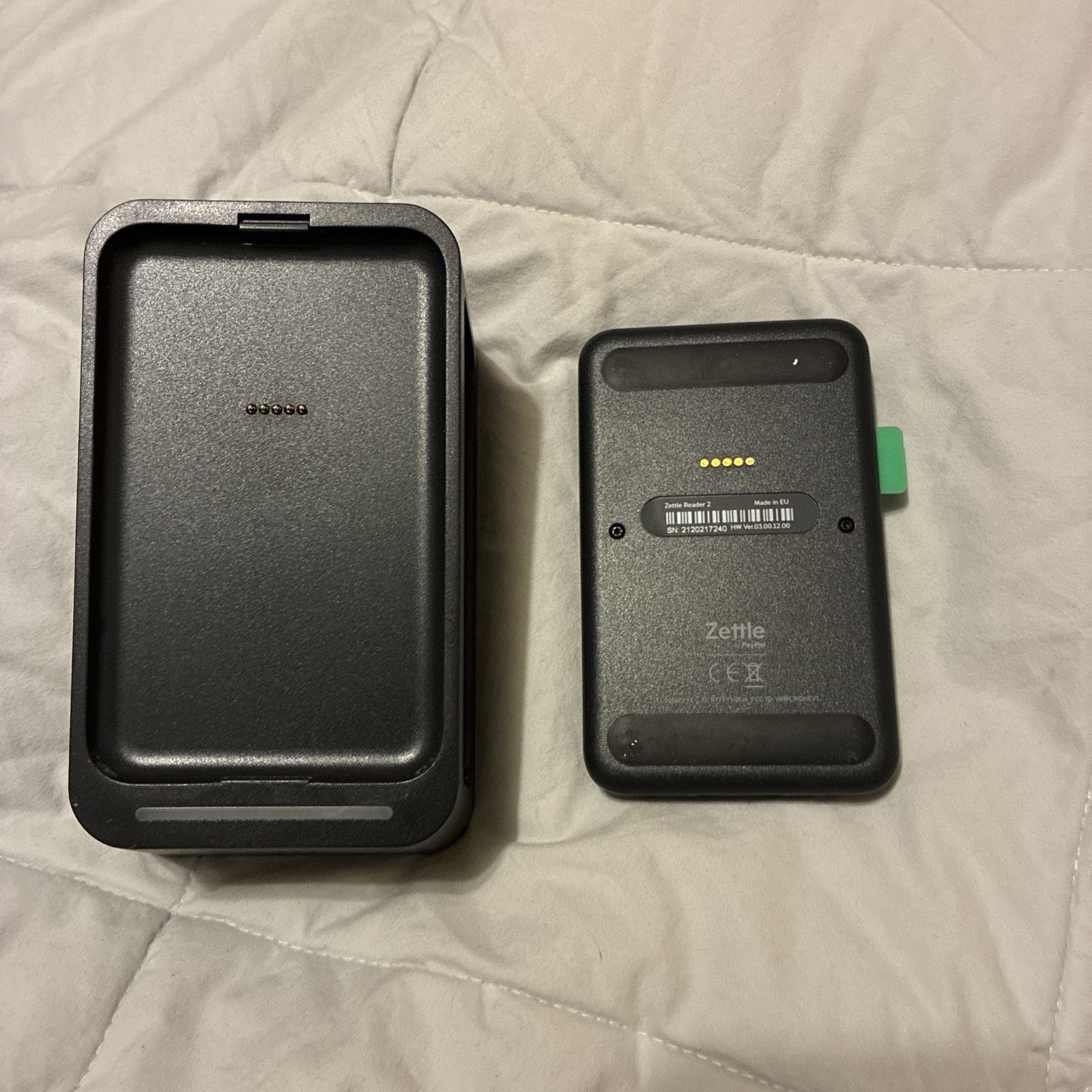 PayPal Zettle Reader 2 *AND* Dock 2 POS Point of Sale Tap And Chip No Power Cord