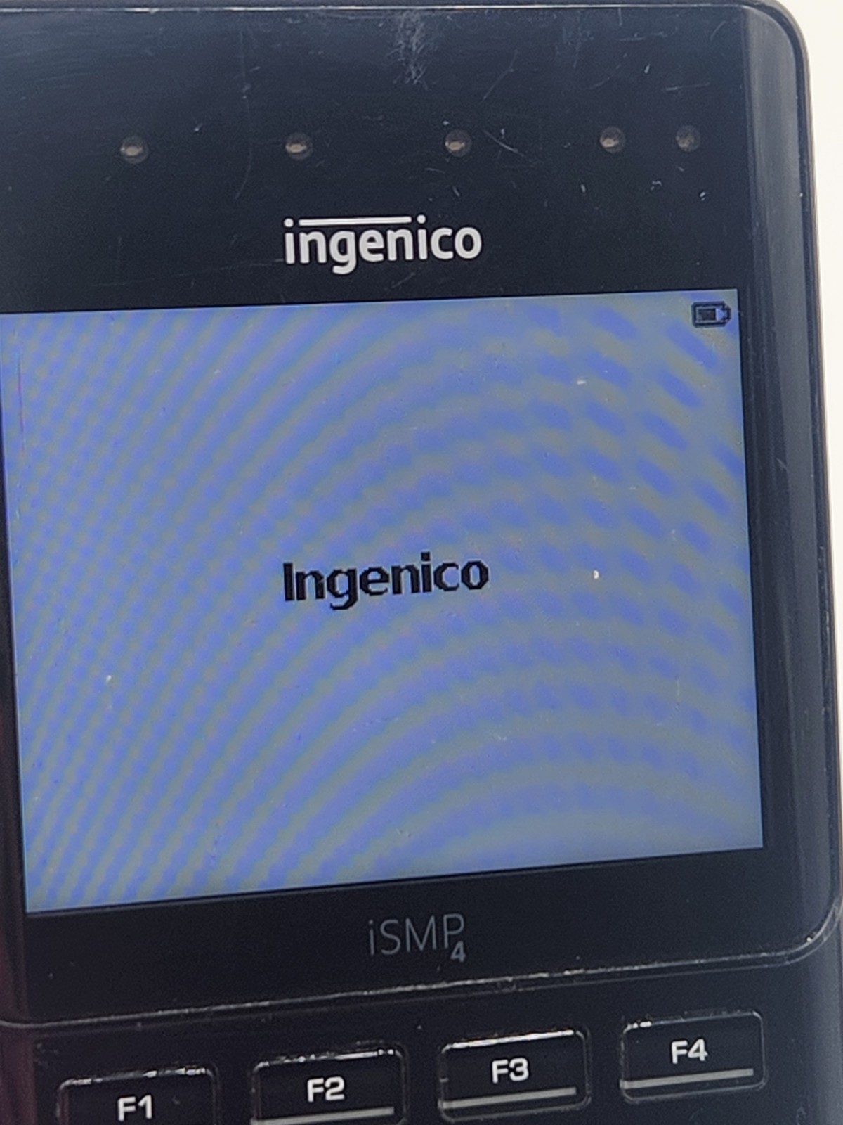 INGENICO ISMP4 POS Terminal Credit Card Reader Barcode Scanner IMP657-USSTC03A