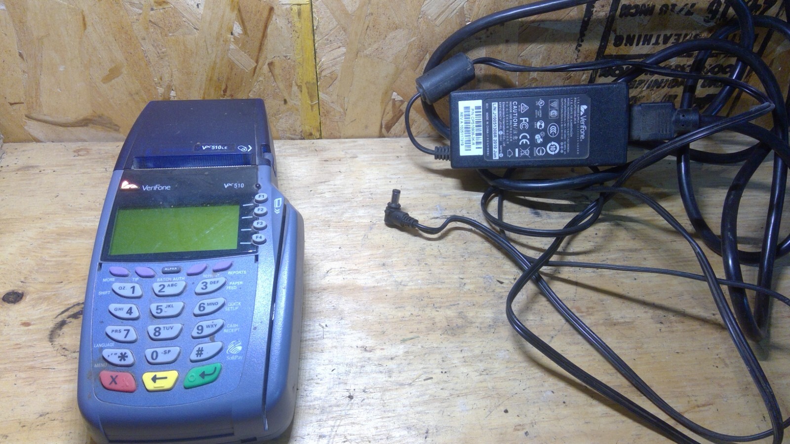 VERIFONE VX 510LE VX510LE OMNI CREDIT CARD MACHINE PRINTER READER RS232