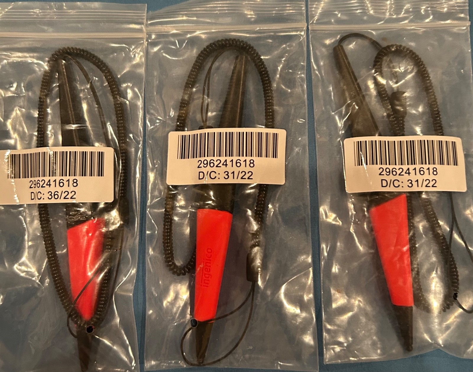 NEW OEM 1 Ingenico Lane 7000 / 8000 Magnetic Stylus Pen Red Grip