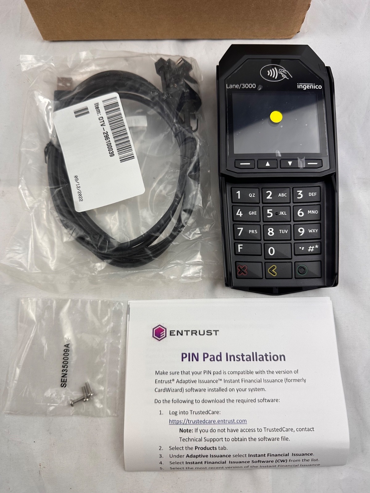 Ingenico Lane 3000 Credit Card Reader Tap to Pay Terminal (LAN300-USHPS10A)