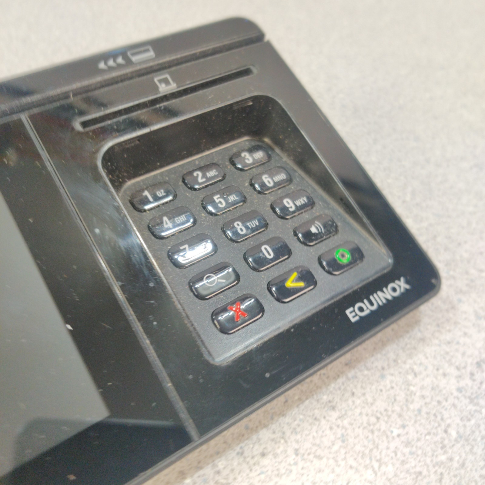 Equinox Luxe 8500i HD LCD Touchscreen Pay Terminal UNIT ONLY FOR PARTS UNTESTED