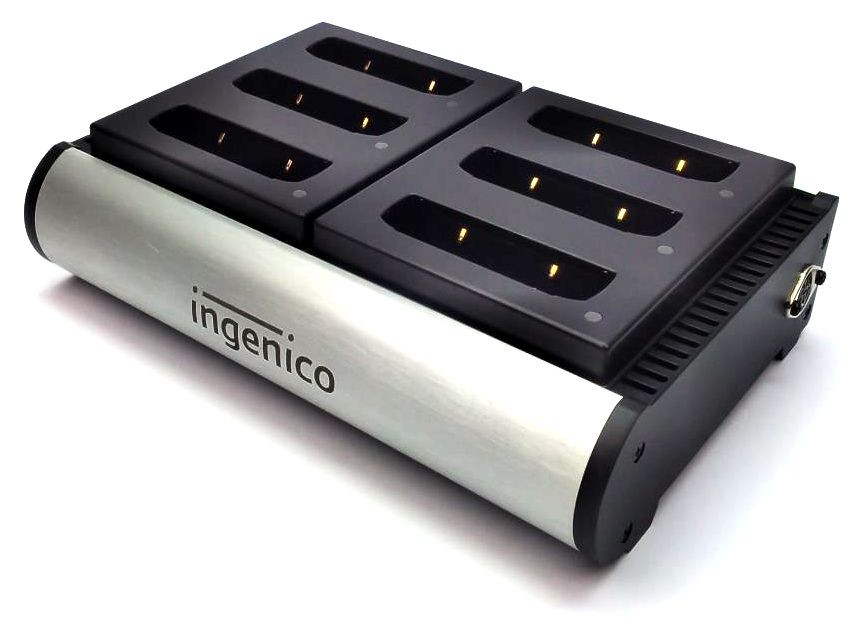 Ingenico ISMP4 Charging Dock Cradle 6 Bay WI-DOCK-IDK351539 Genuine OEM