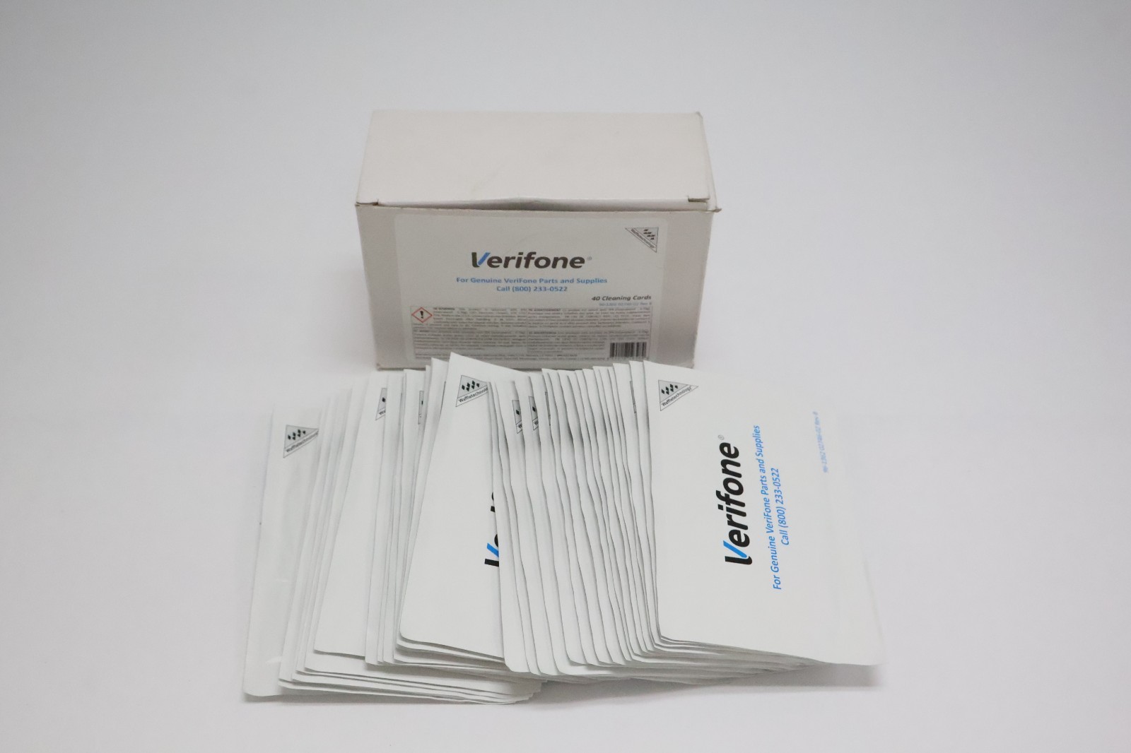 Waffletechnology Kicteam KWV-HSCB40 White Verifone Cleaning Card – (Pack of 32)