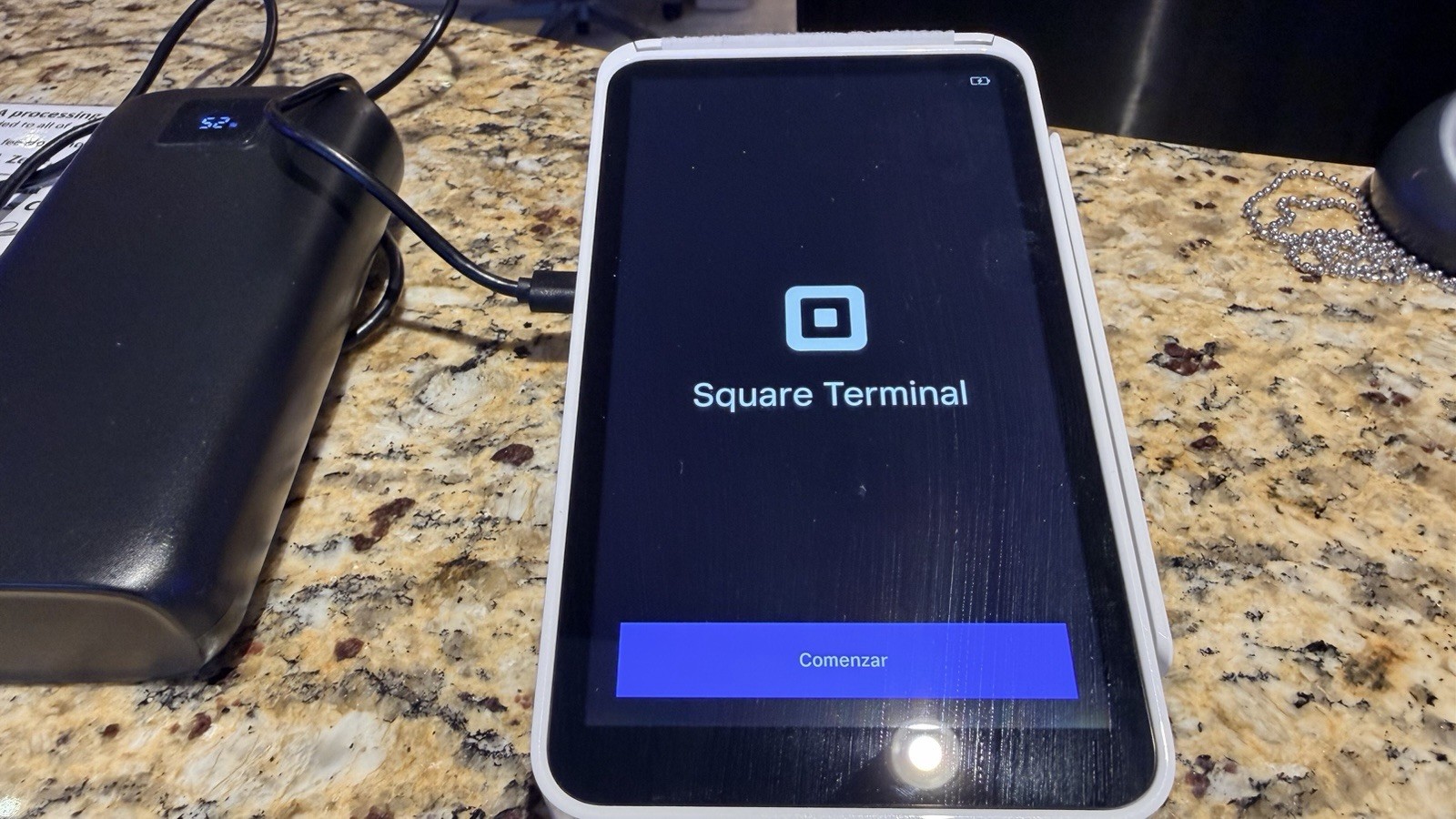 Square Terminal POS Credit Card Payment Terminal Touchscreen White/Black