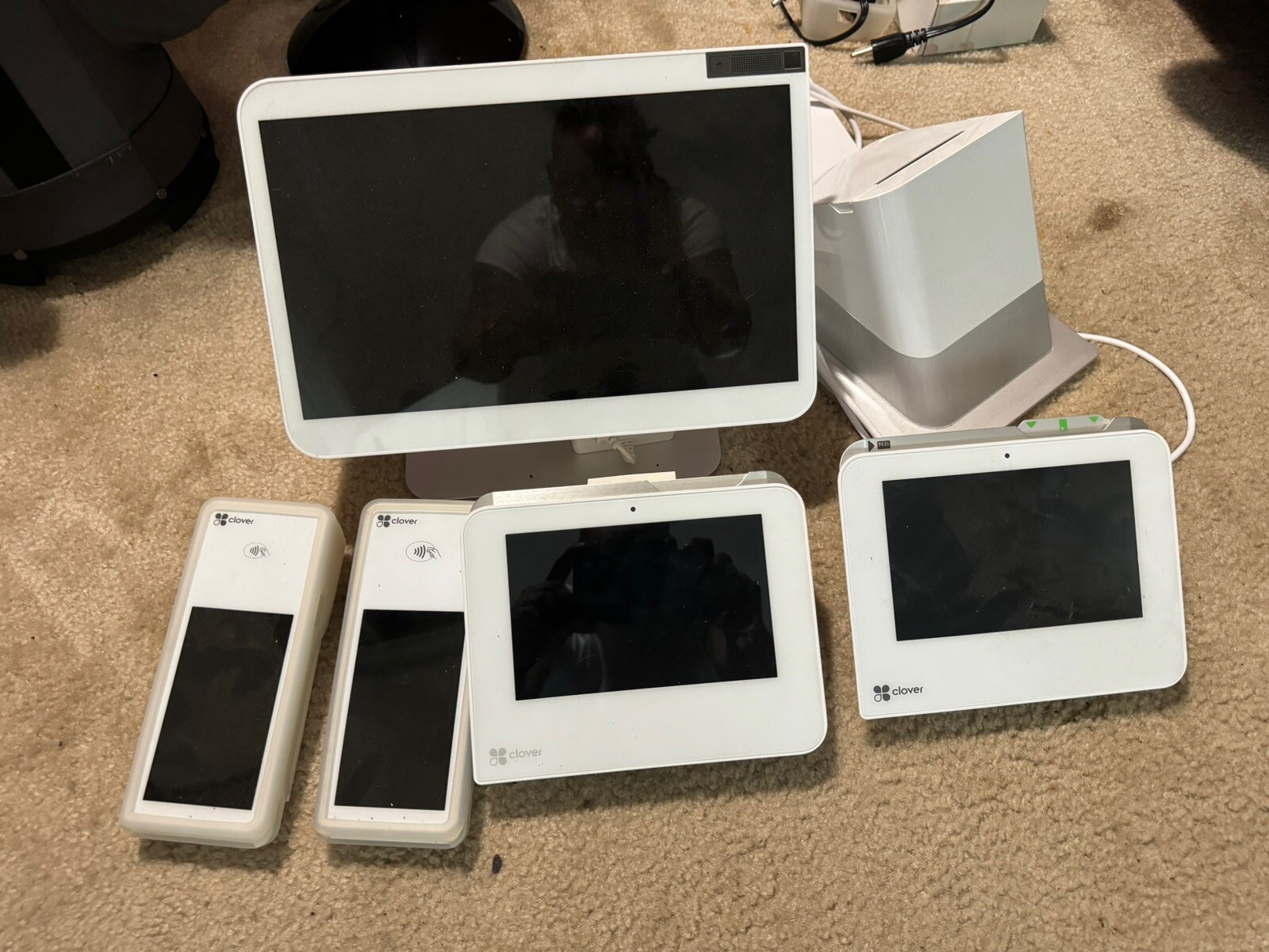 Clover Station DUO System With Printer + 2 Point Sale + 2 Flex