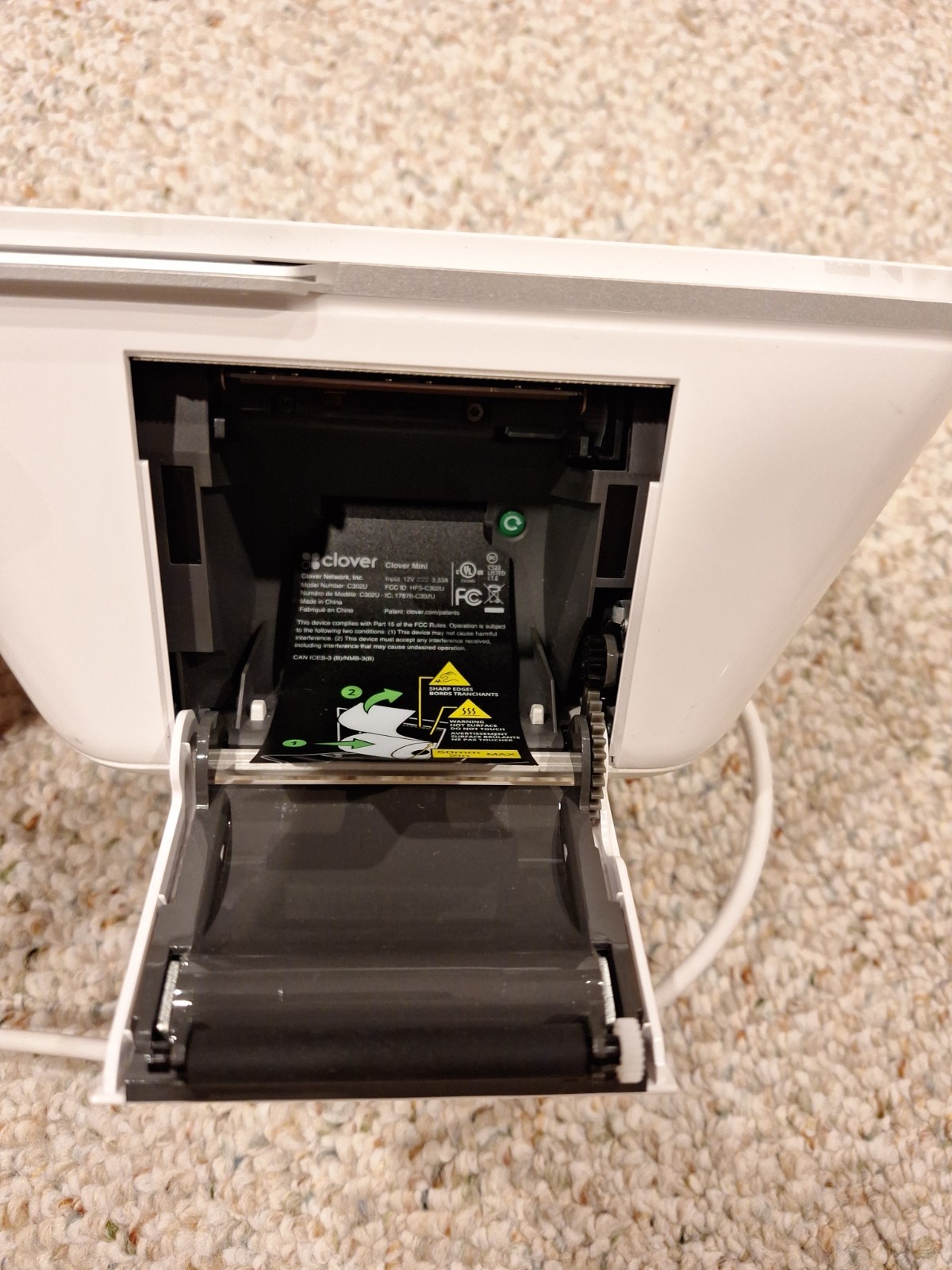 Clover Mini C302U POS System Wi-Fi with USB Hub Credit Card Apple
