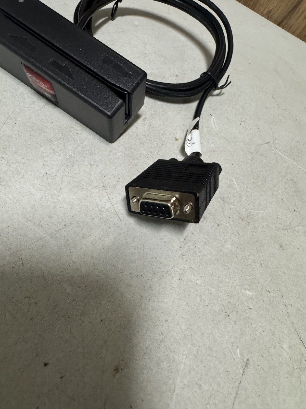 RF IDeas pcSwipe MS3-00M1AK5 Magnetic Stripe Card Reader RS232 Untested