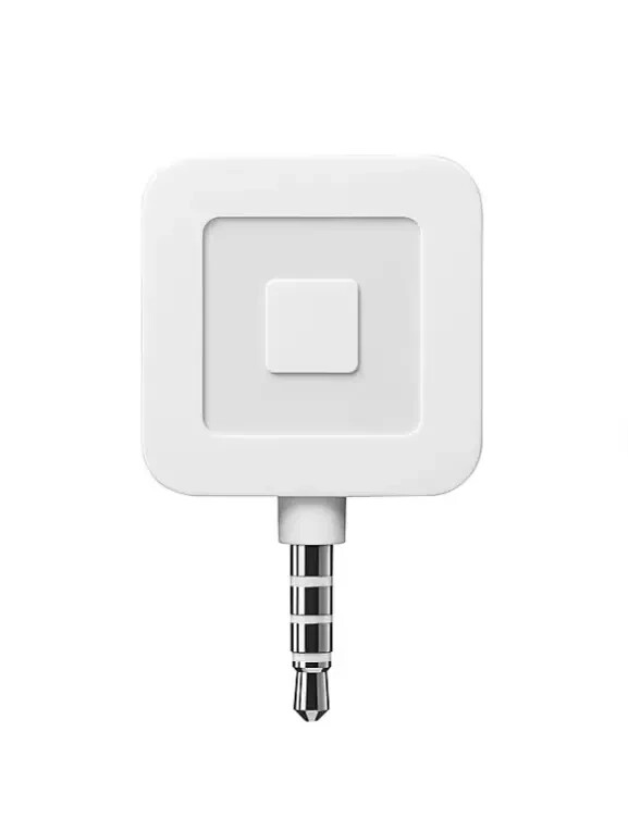 Square 3.5mm Aux Headphone Jack Mobile Credit Card Magstripe Reader iOS/Android