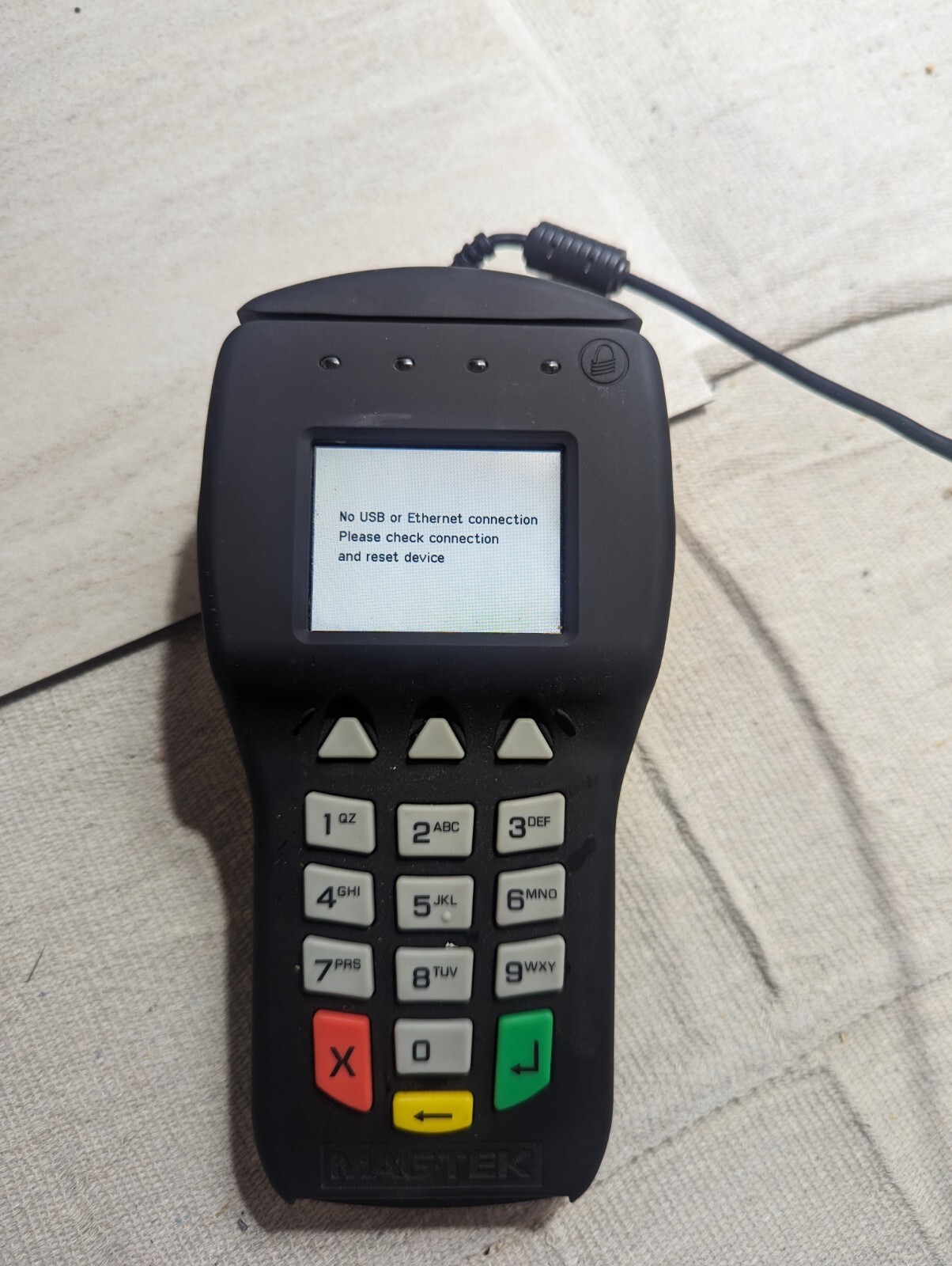 MagTek Dynapro 30056001 Payment Terminal Credit Card Reader Pin Pad Working EUC