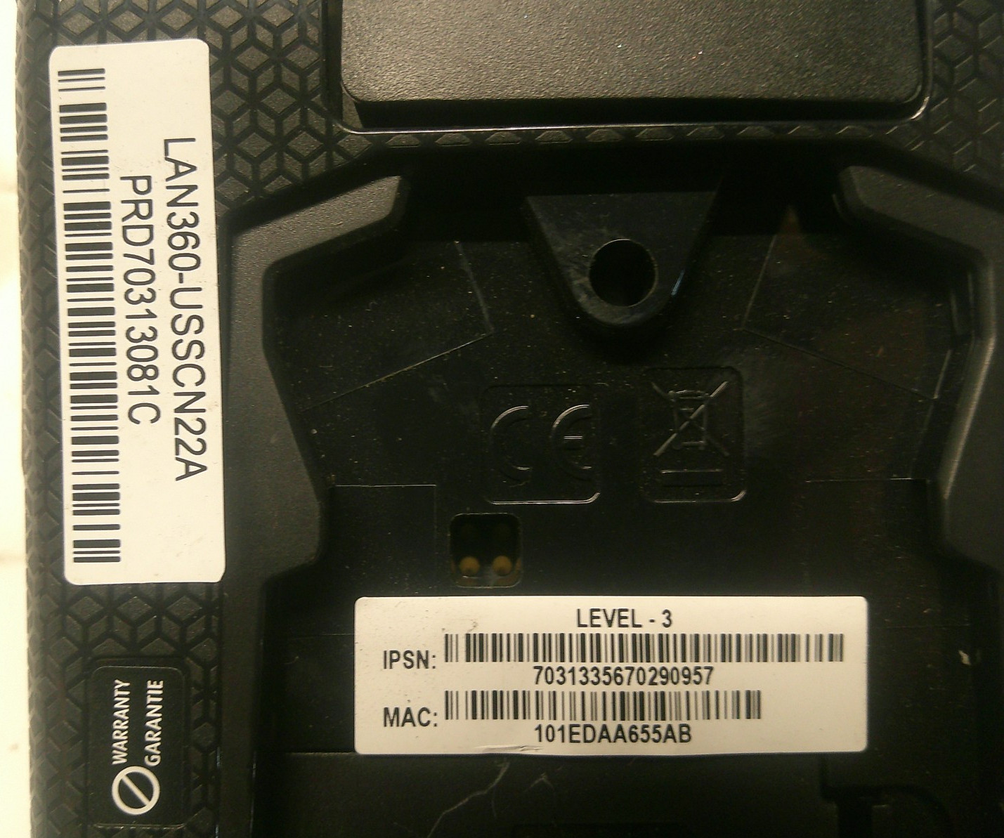 Ingenico Lane/3600 Point of Sale Terminal TRD70313356C