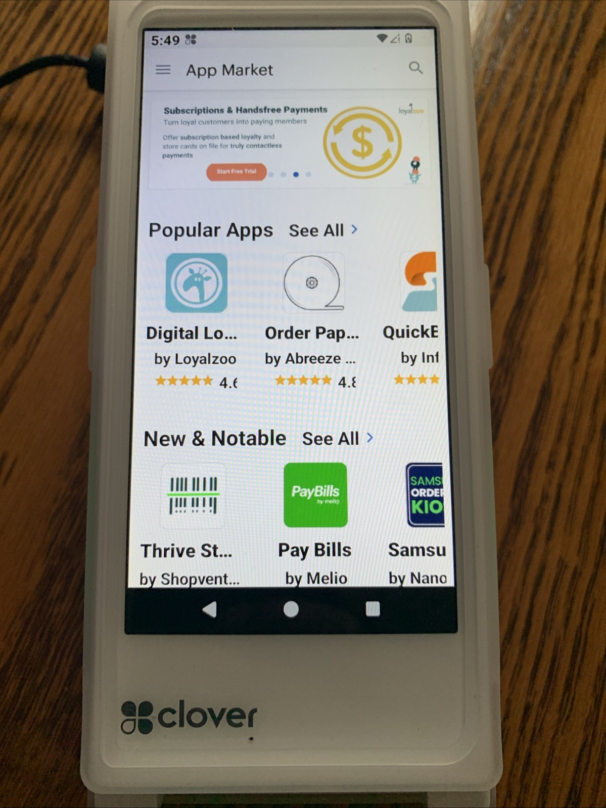 🟢 Brand New Clover Flex – Portable Smart POS Terminal 🍀 Clover Flex 4 (C406)