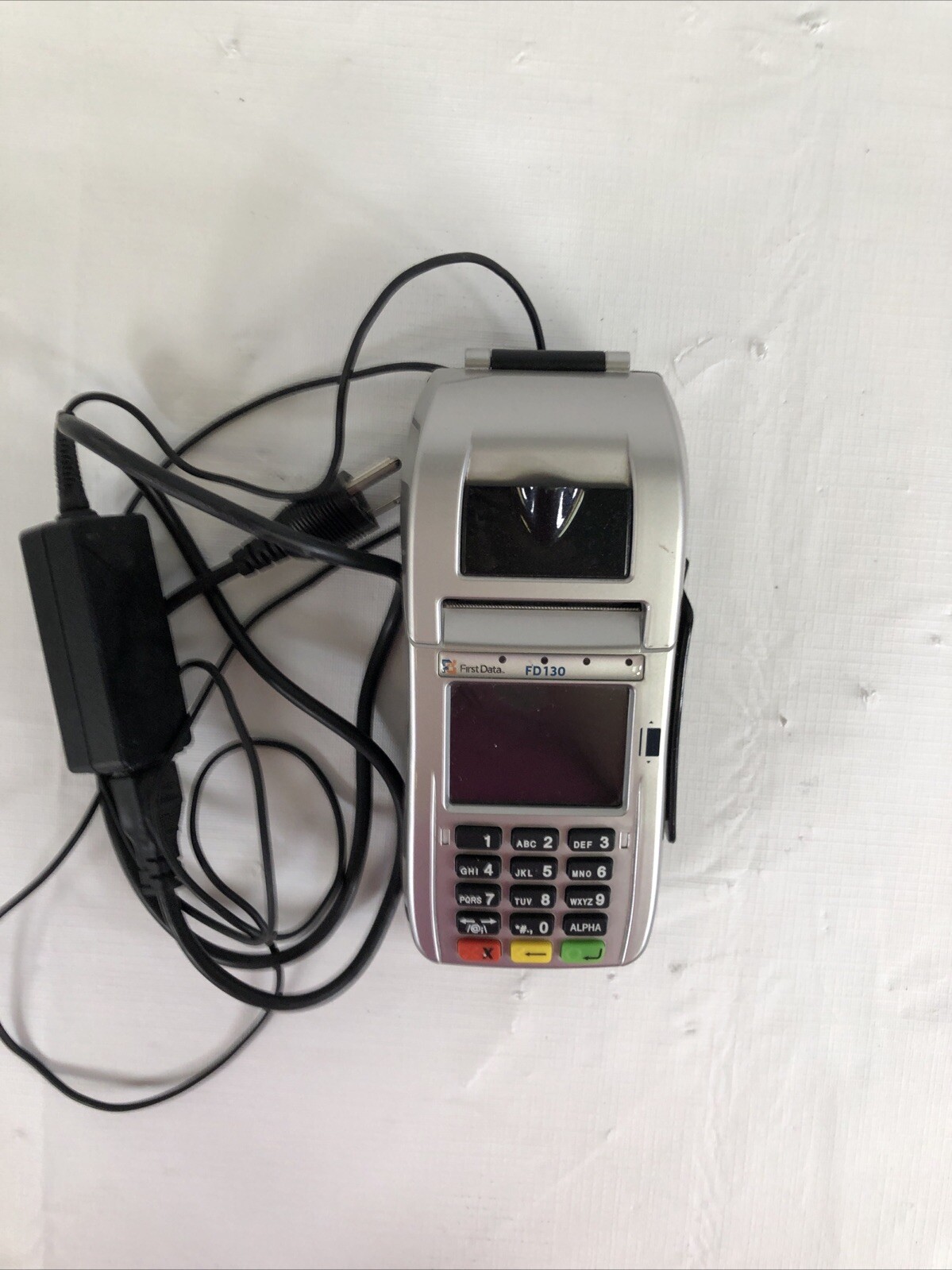 FIRST DATA FD130 Credit Card Machine with power supply EMV NFC (Dial/IP)