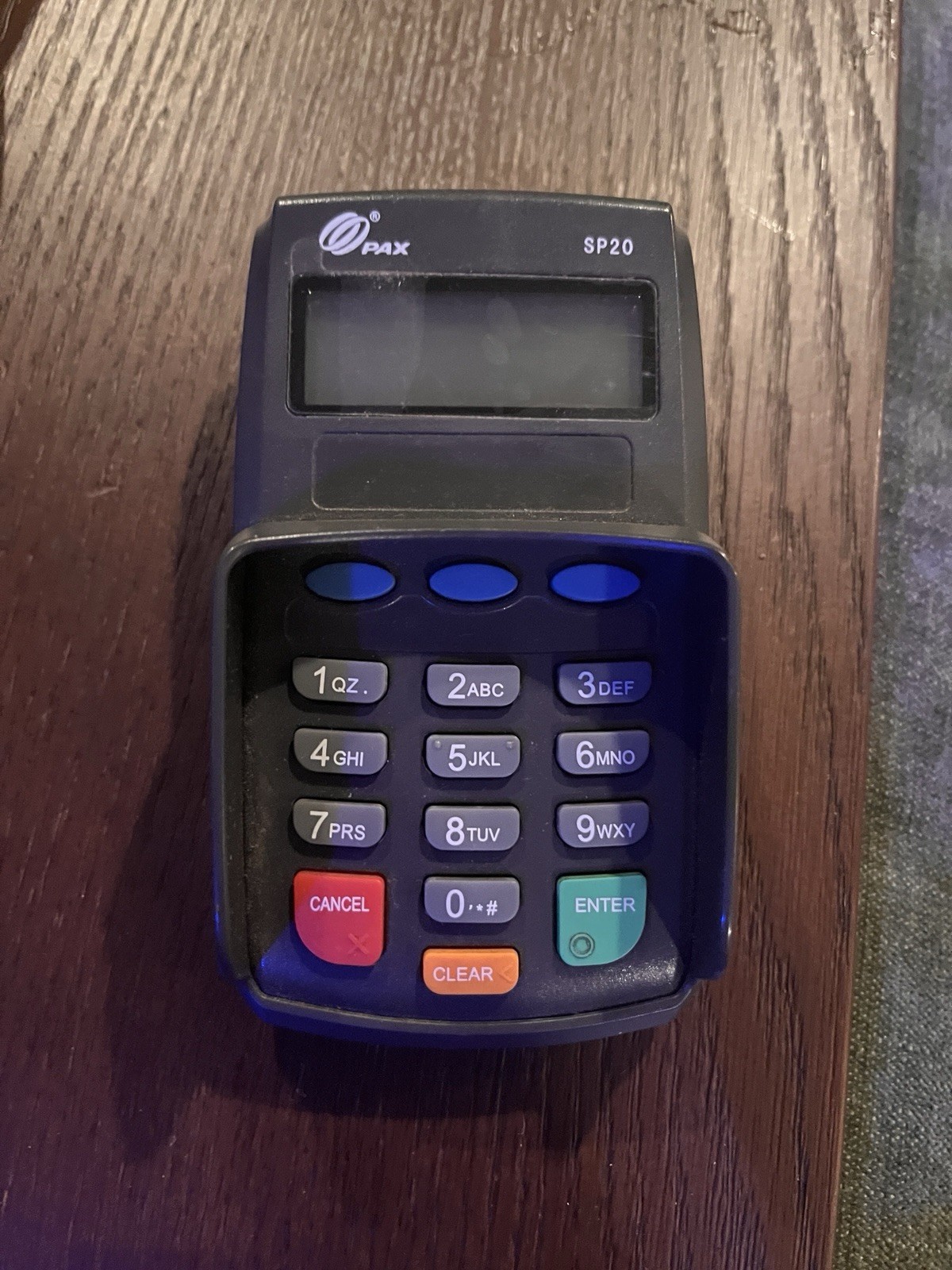 Lot of 10 PAX SP20 Pin Pad Credit Card Terminals – AS-IS