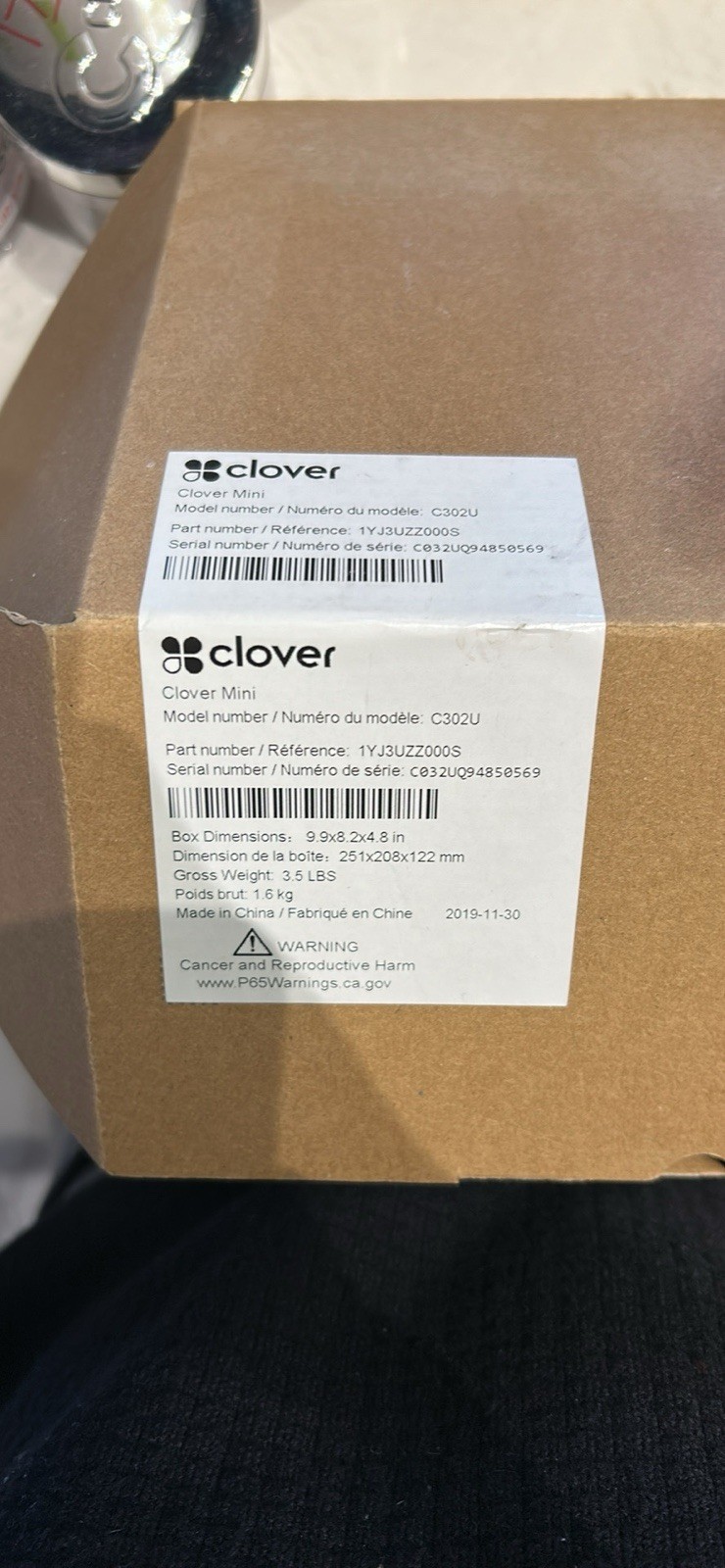 Brand New Clover Mini Wi-Fi POS Model C202U