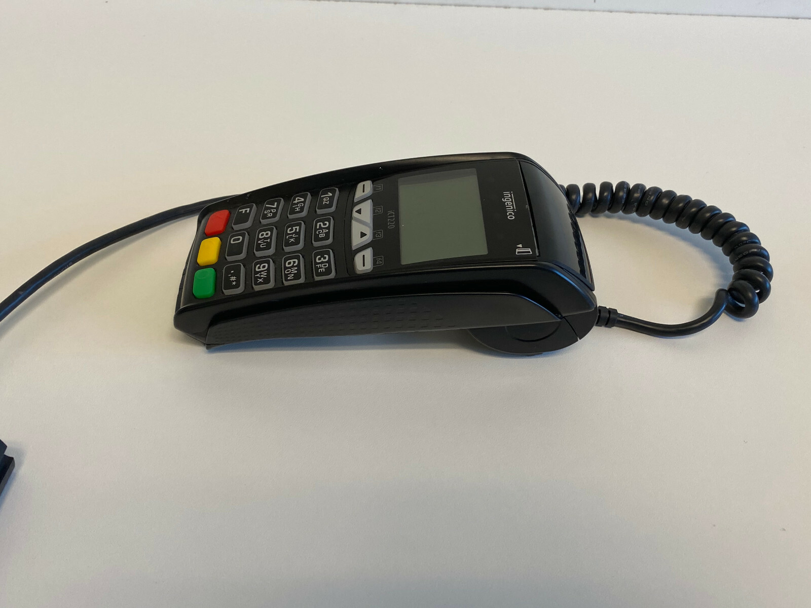 PP15: Ingenico ICT 220 ICT220 Credit Card Terminal with Power Supply and Cable
