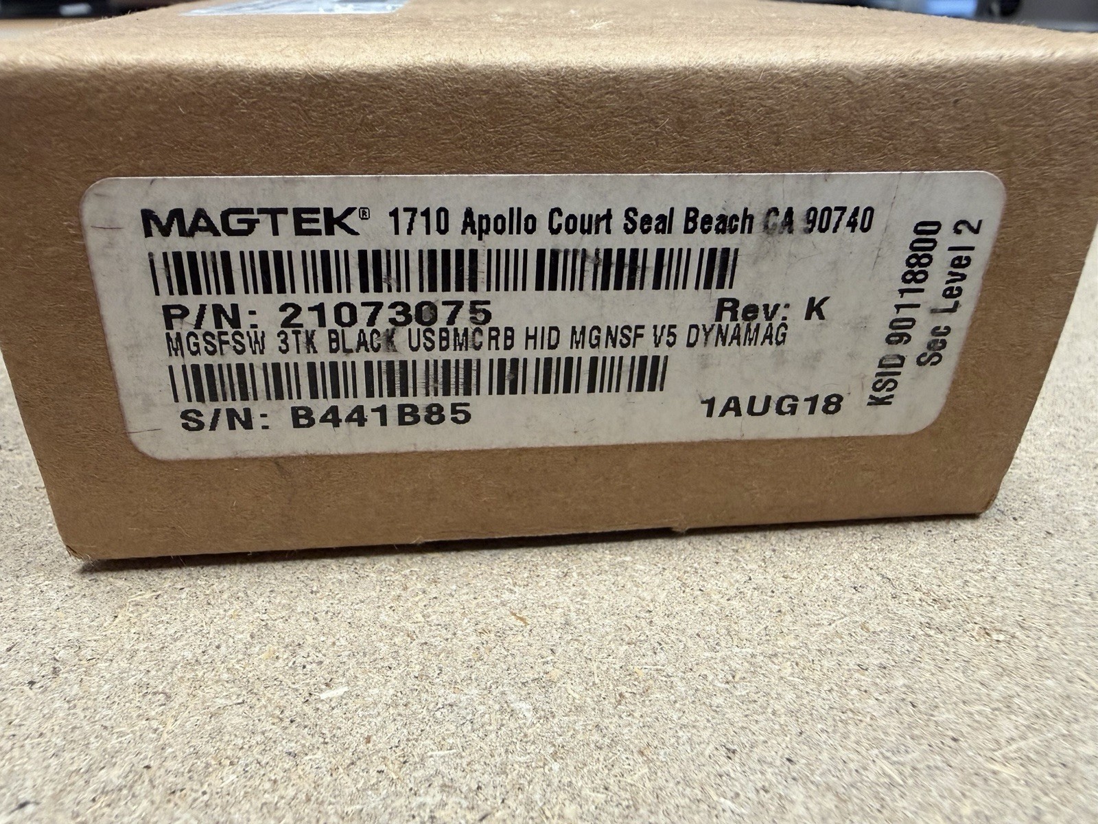 MagTek 21073075 Dynamag Magnetic Stripe Credit Card Reader – NEW