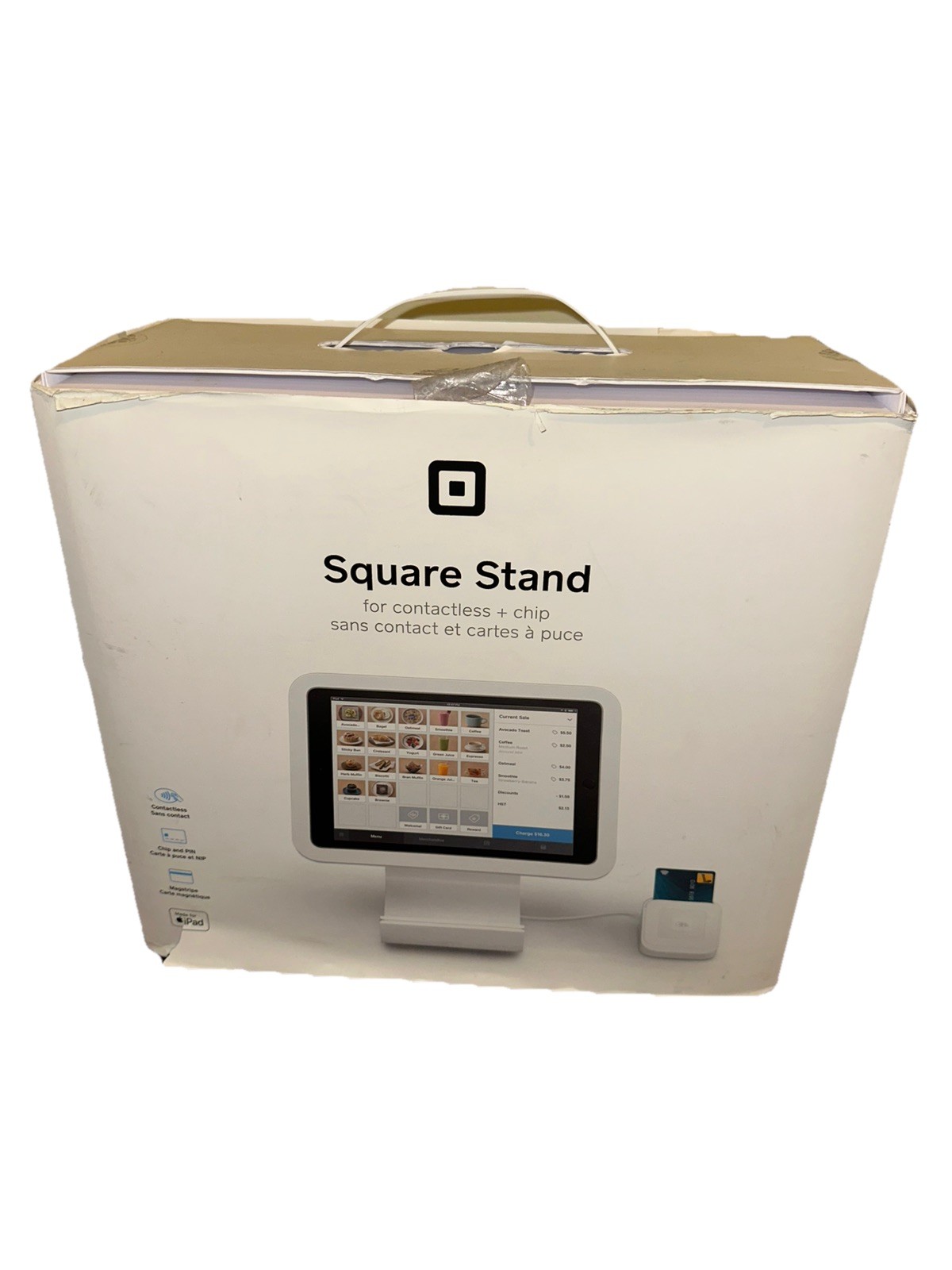 Square Stand With contactless chip fit iPad Air (2017, 2018), iPad Pro 9.7″ READ