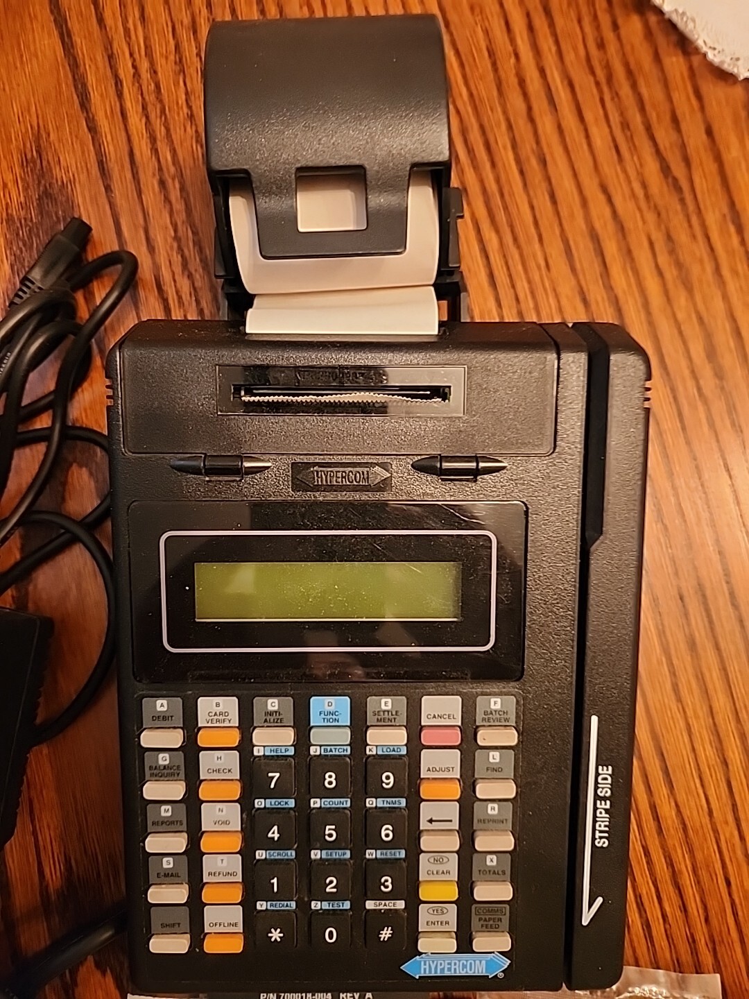HYPERCOM T7P-T T7 Credit Card Terminal Reader Machine with Power Supply