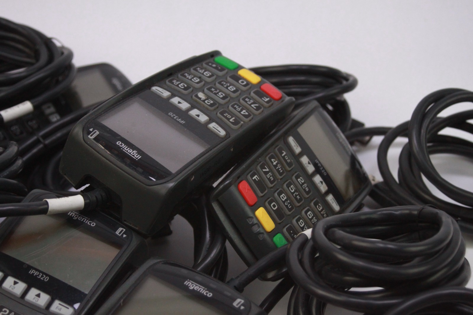 Lot Of 12 – Ingenico iPP320 Pin Pad Payment Terminal Swipe Card Readers READ