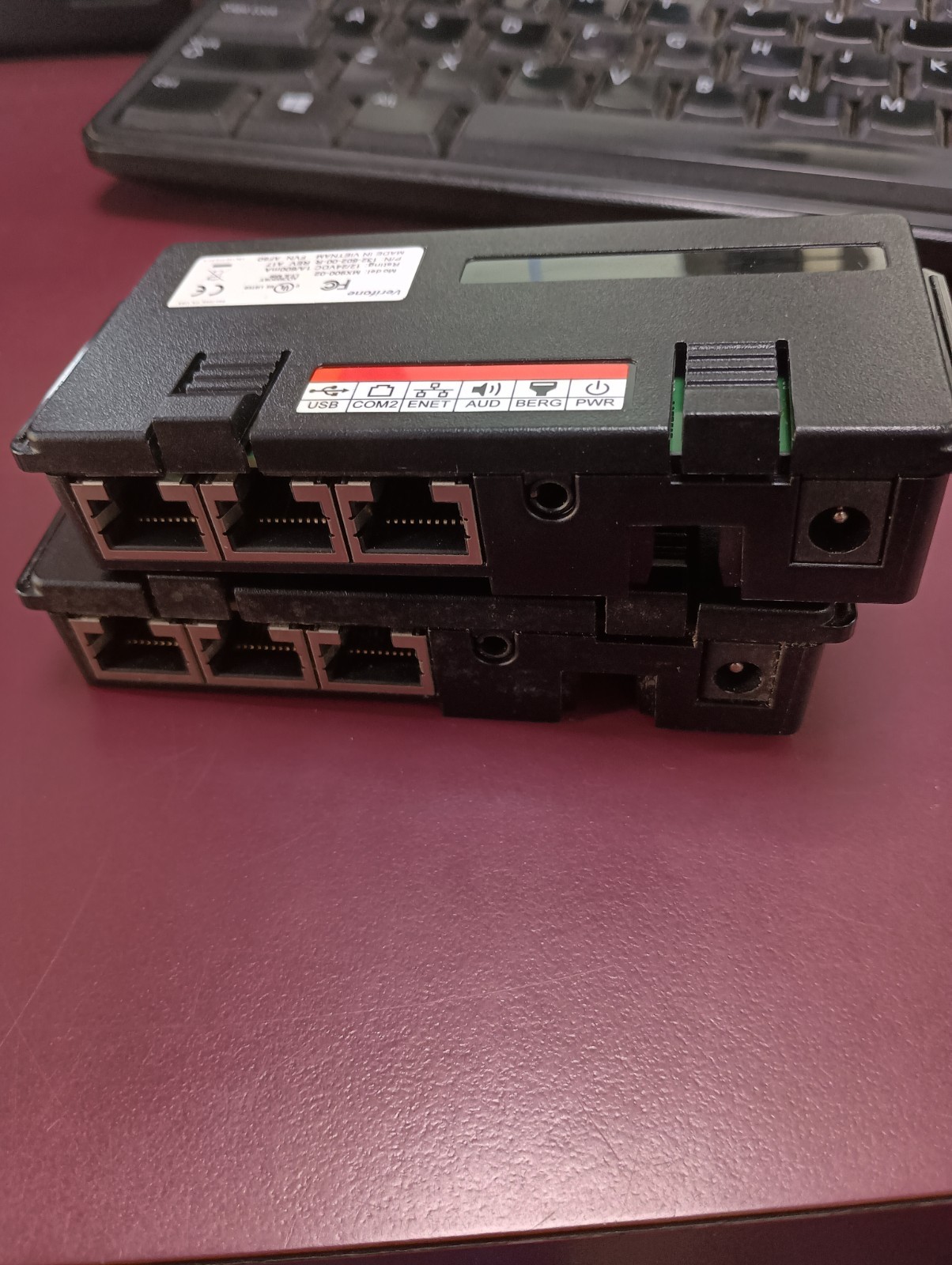 Lot of 2 Verifone MX900-02 USB Input/Output Ethernet Module