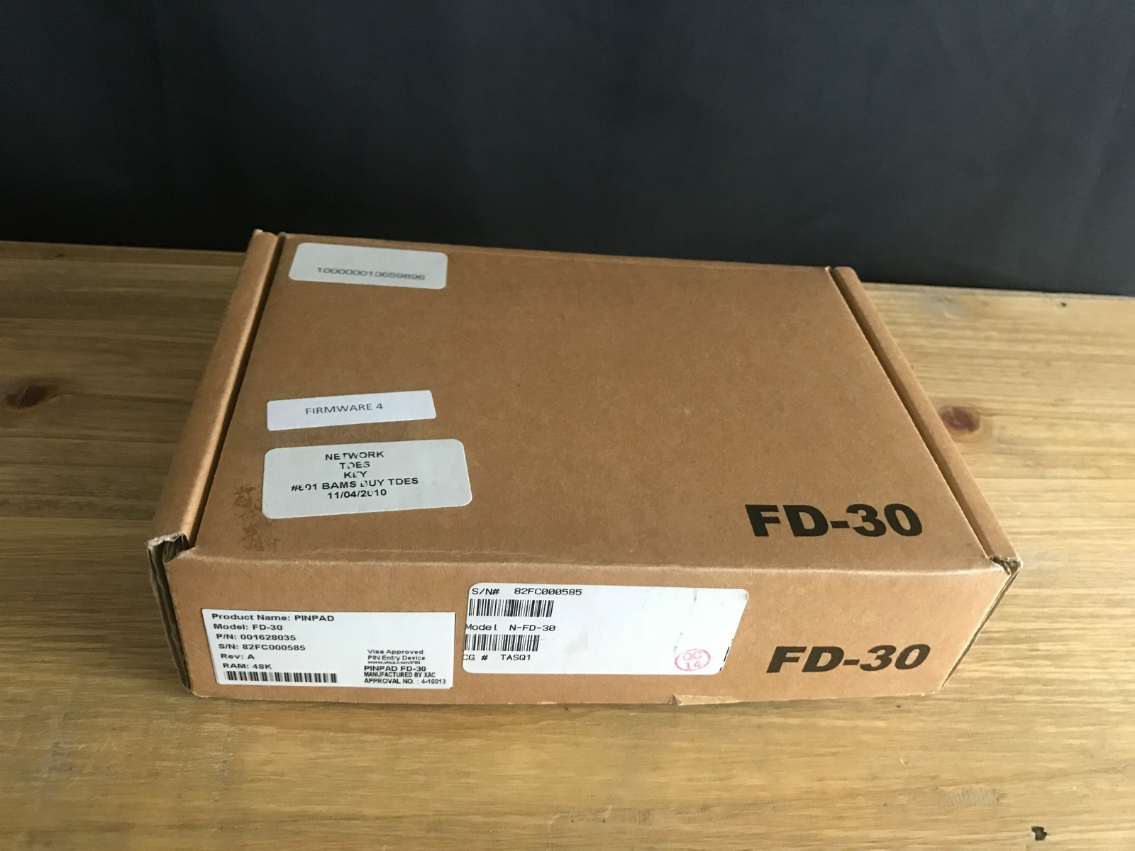 FIRST DATA FD-30 PIN PAN PINPAD CREDIT CARD DEBIT CARD READER New in Box