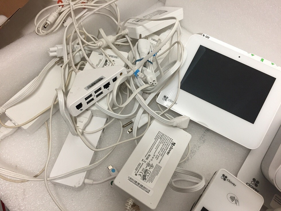 Clover Networks P500 Station Printer w 1 C503 & C 300 and more { UNTESTED }