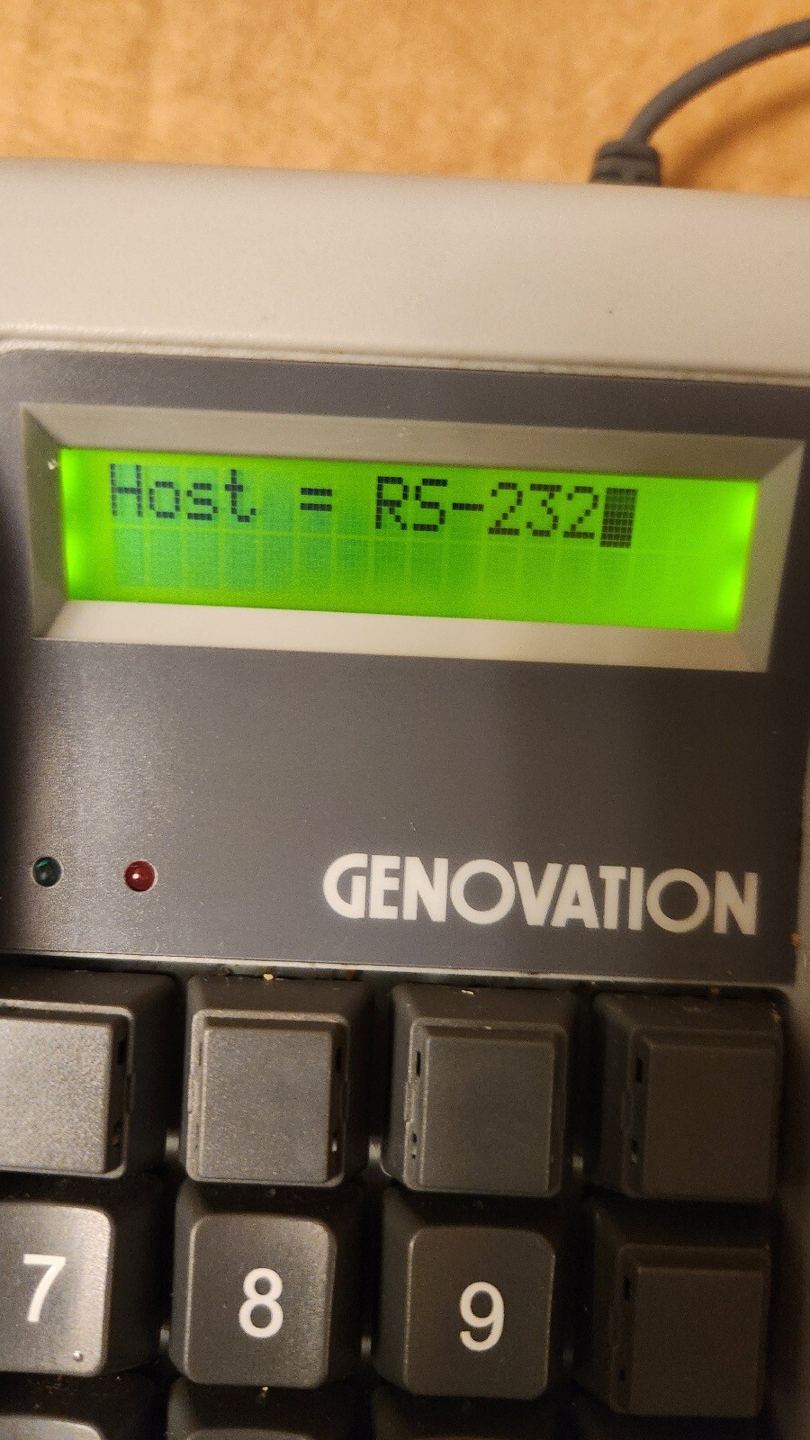 Genovation Mini-Terminal Model 910-B V. 6 20-Key Re-legendable Full Travel Keys