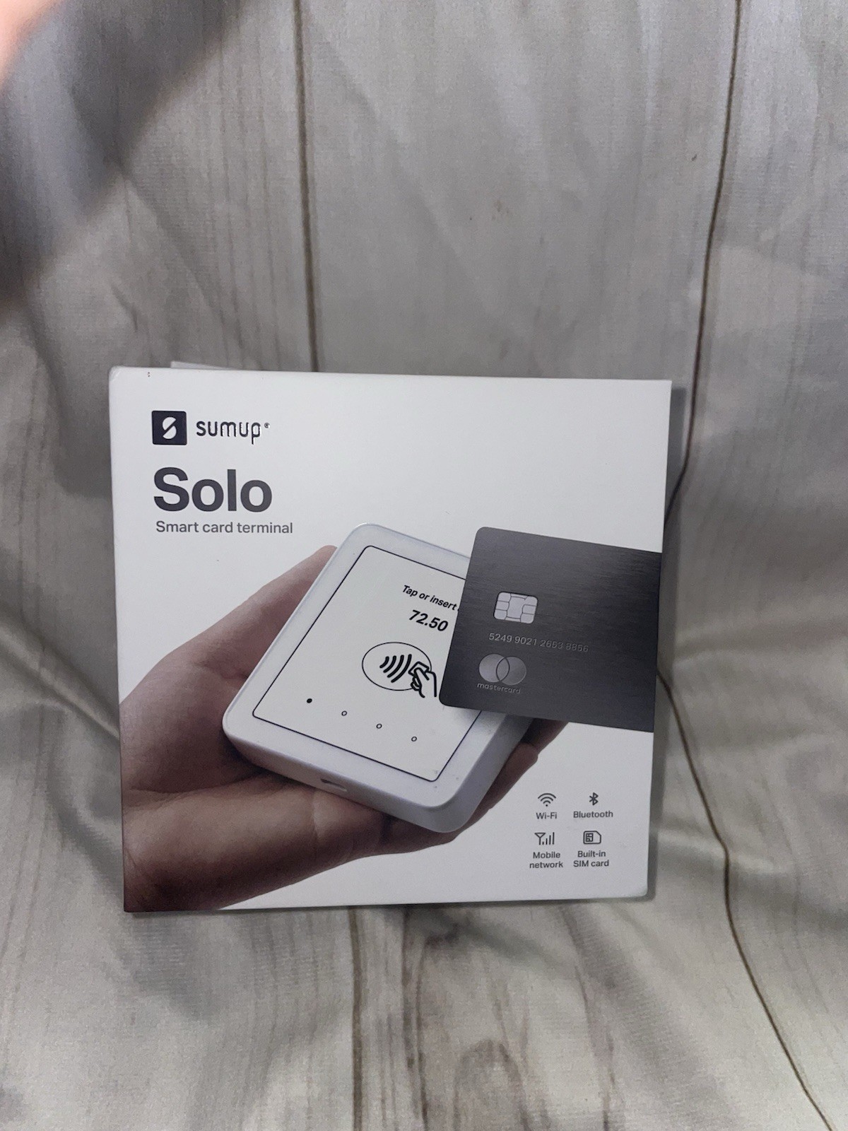 Sumup Solo Mobile Wi-Fi Smart Card Terminal Reader White
